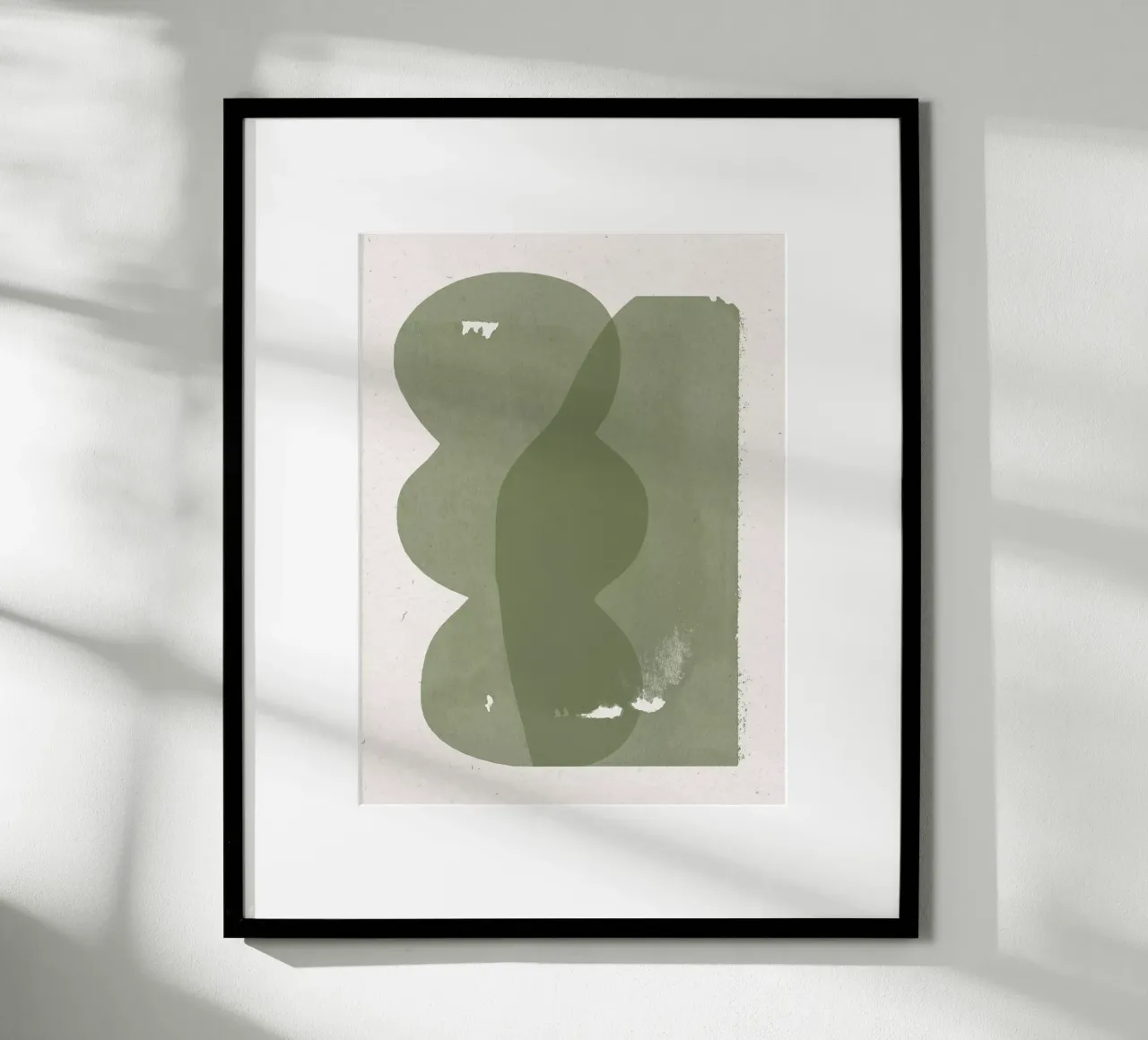 Composizione figurativa poster con telaio in plastica da The Miuus Studio