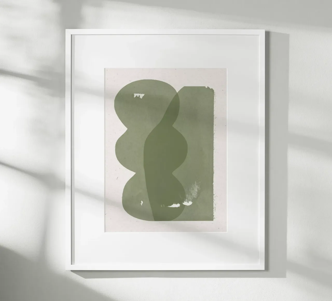 Composizione figurativa poster con telaio in plastica da The Miuus Studio