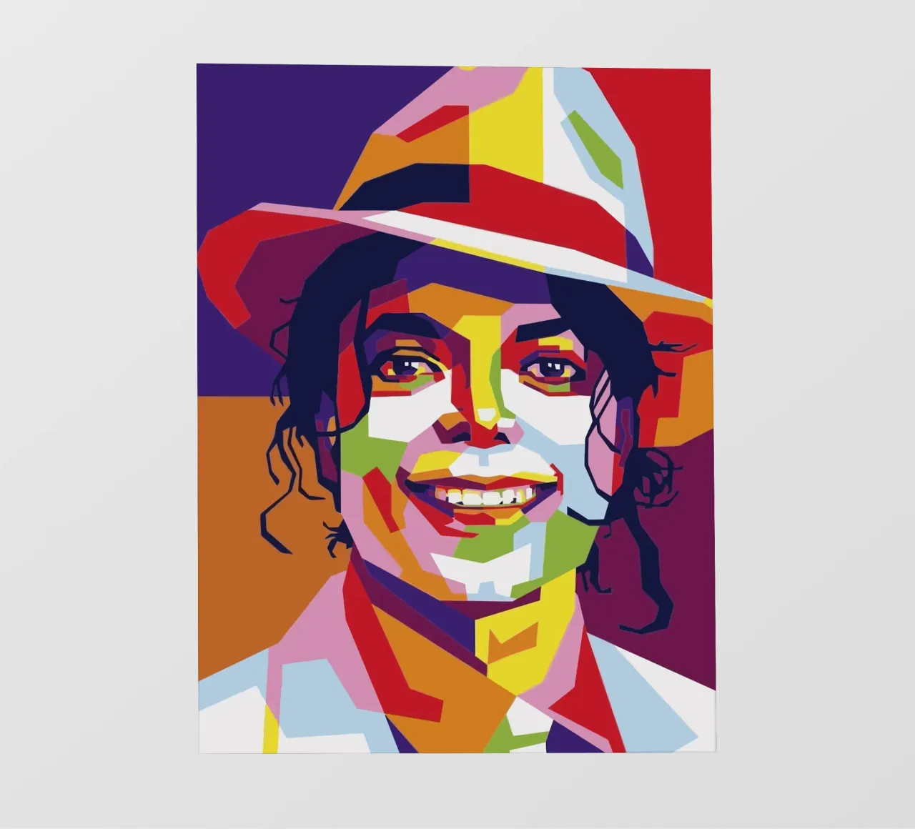 Michael Jackson wpap pellicola backlit da Dumery Art