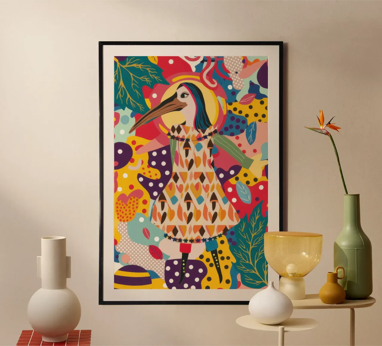 Moda para pájaros extravagantes poster de Lyra Glaze