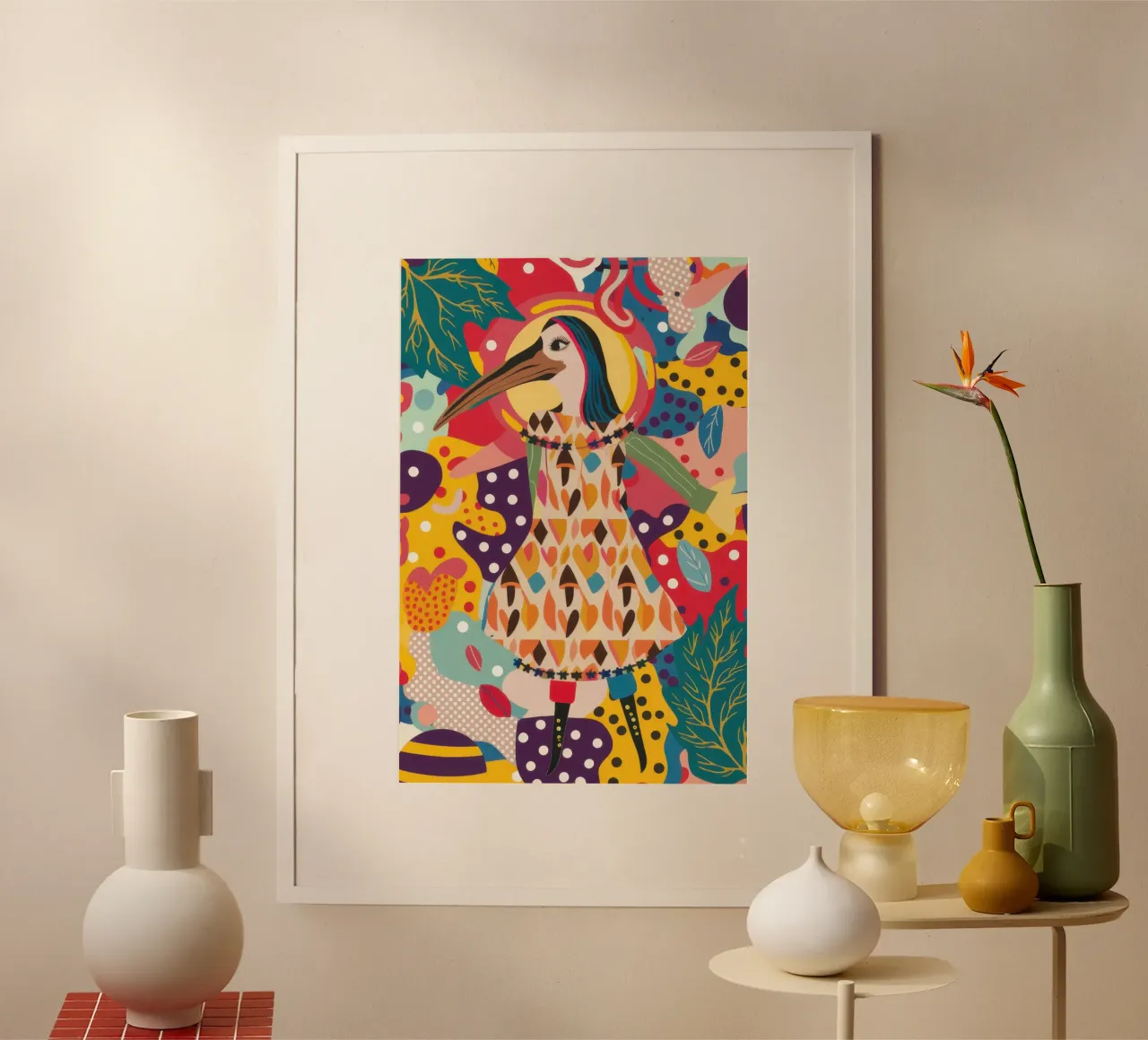 Moda para pájaros extravagantes poster de Lyra Glaze