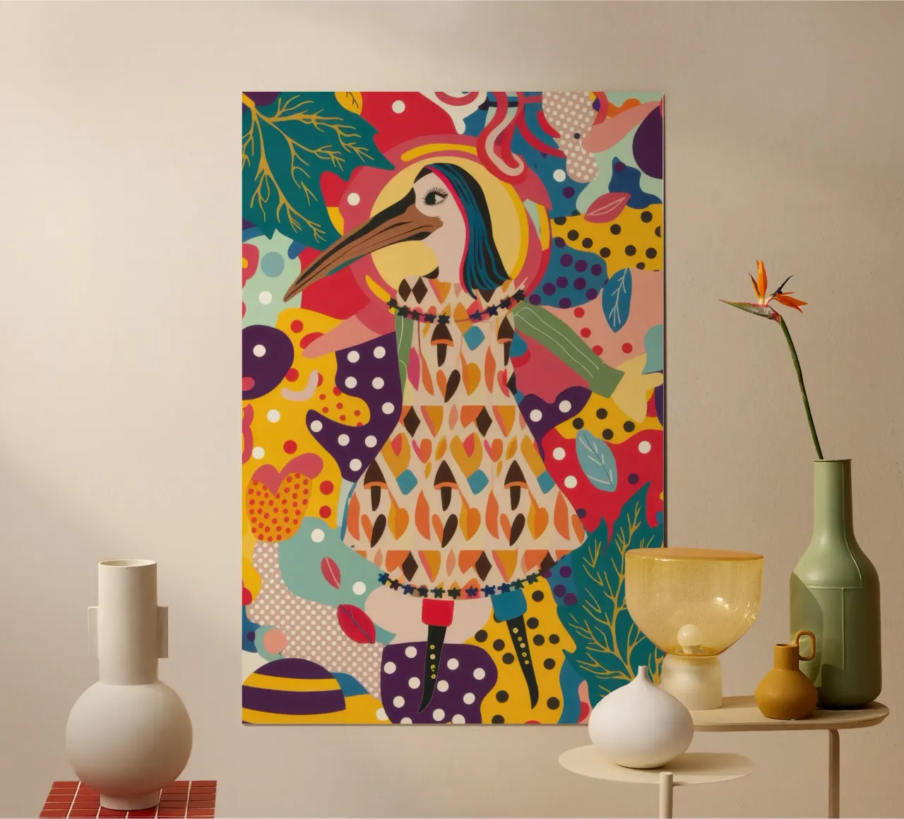 Moda para pájaros extravagantes poster de Lyra Glaze
