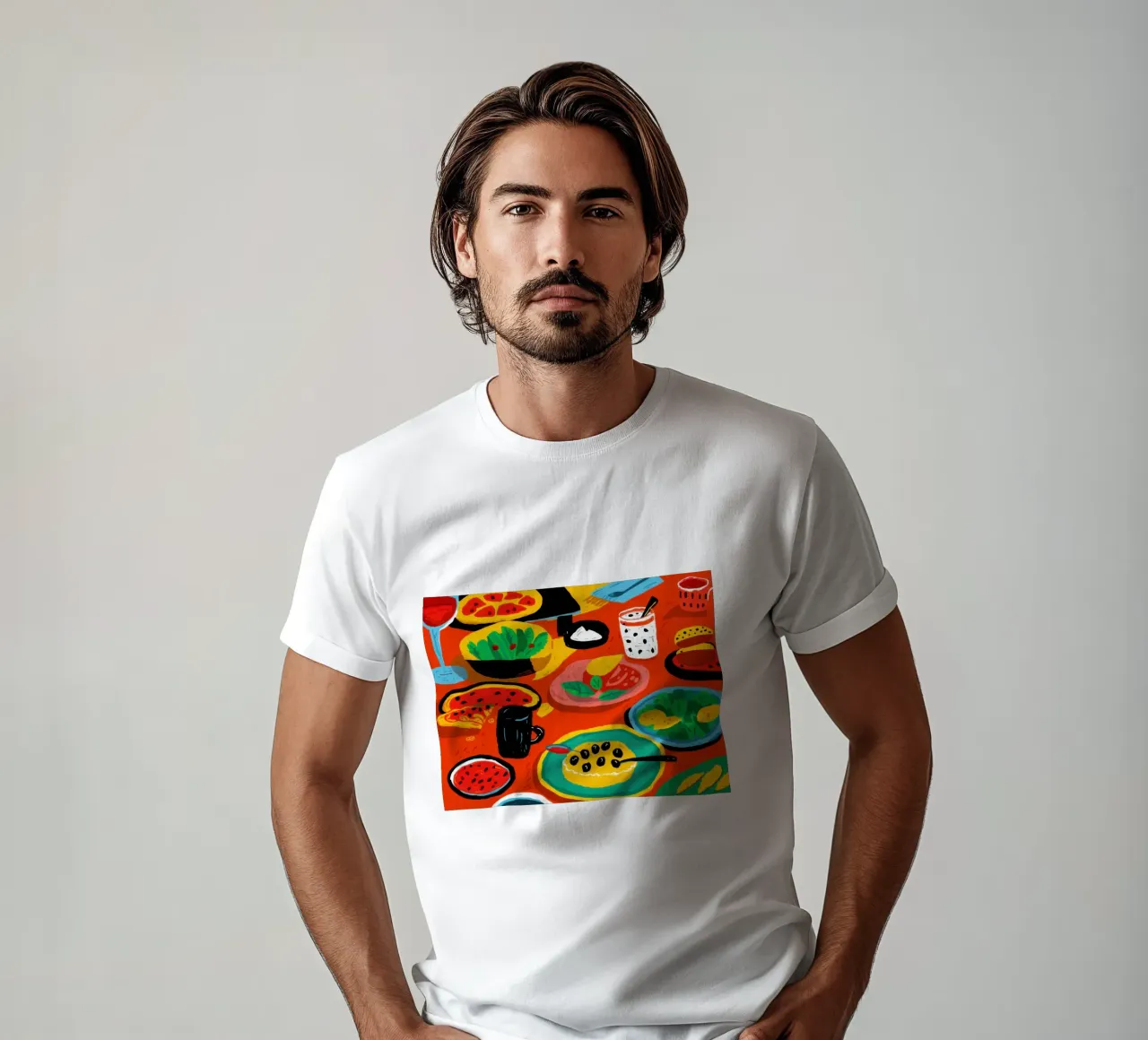 Diffusione di cibo per le feste t-shirt da Lyra Glaze