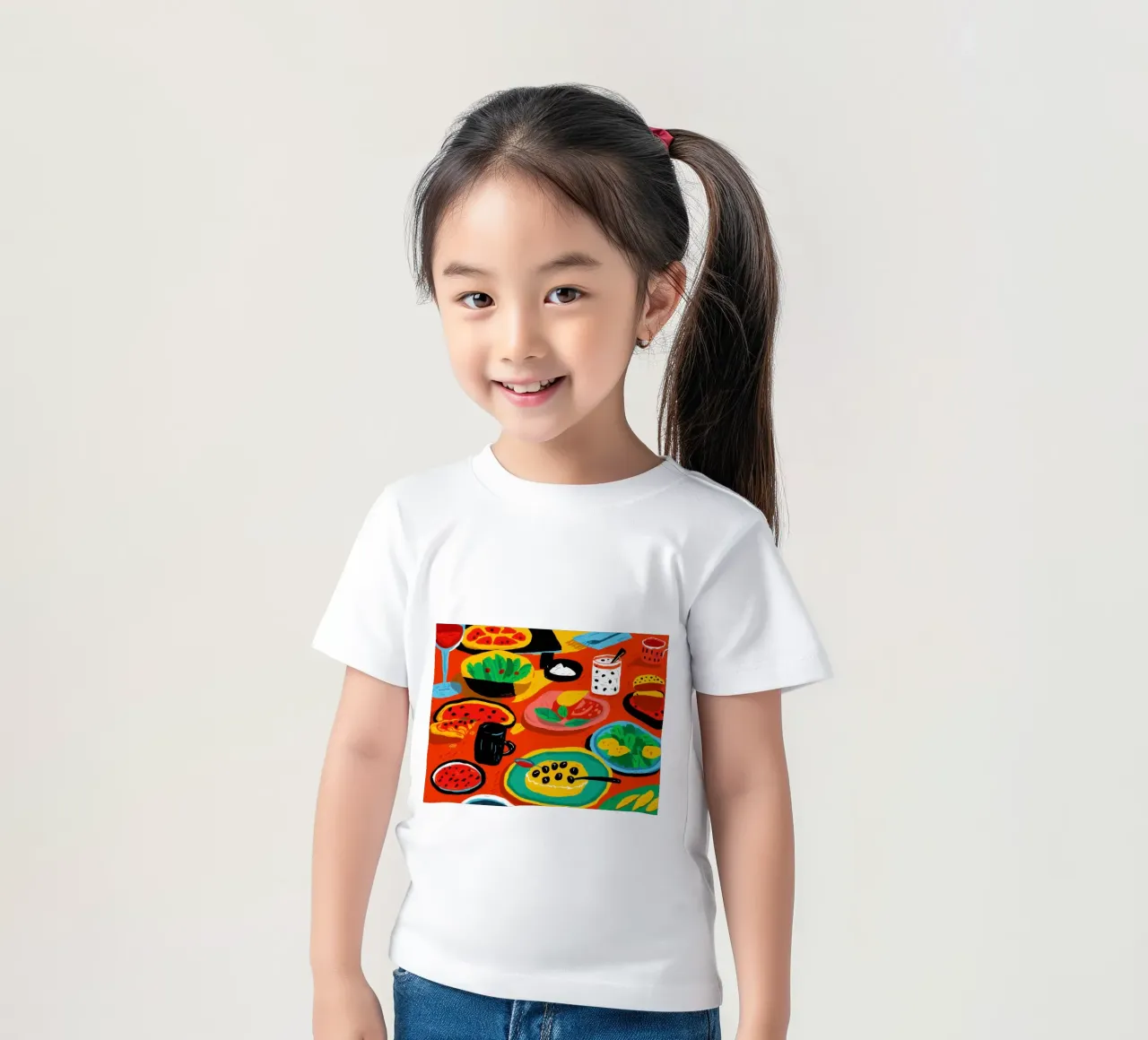 Diffusione di cibo per le feste t-shirt bambini da Lyra Glaze