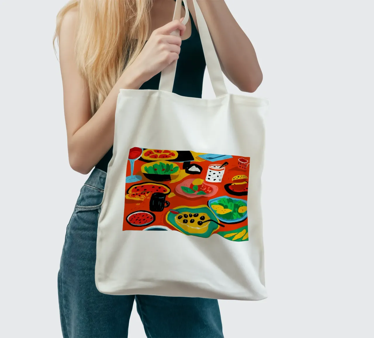 Diffusione di cibo per le feste borsa in juta da Lyra Glaze