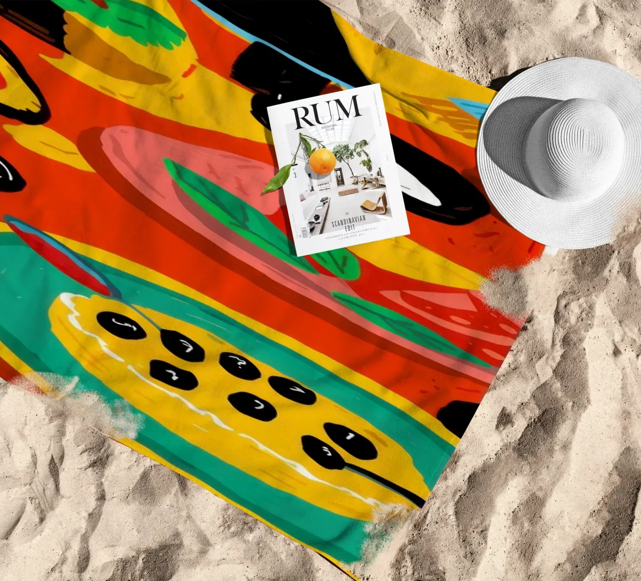 Diffusione di cibo per le feste telo mare da Lyra Glaze