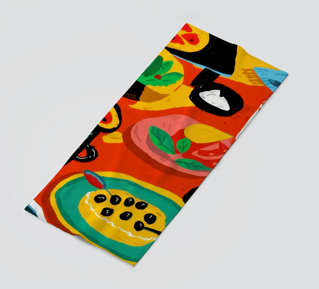 Diffusione di cibo per le feste telo mare da Lyra Glaze