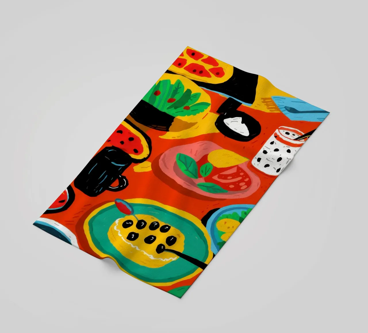 Diffusione di cibo per le feste telo mare da Lyra Glaze