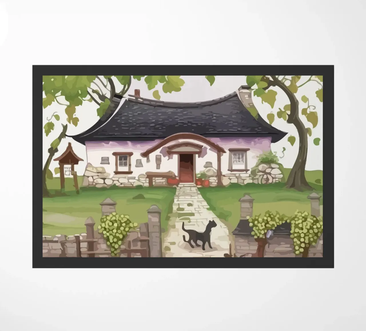 guard dog in front of the house zerbino da Dumery Art