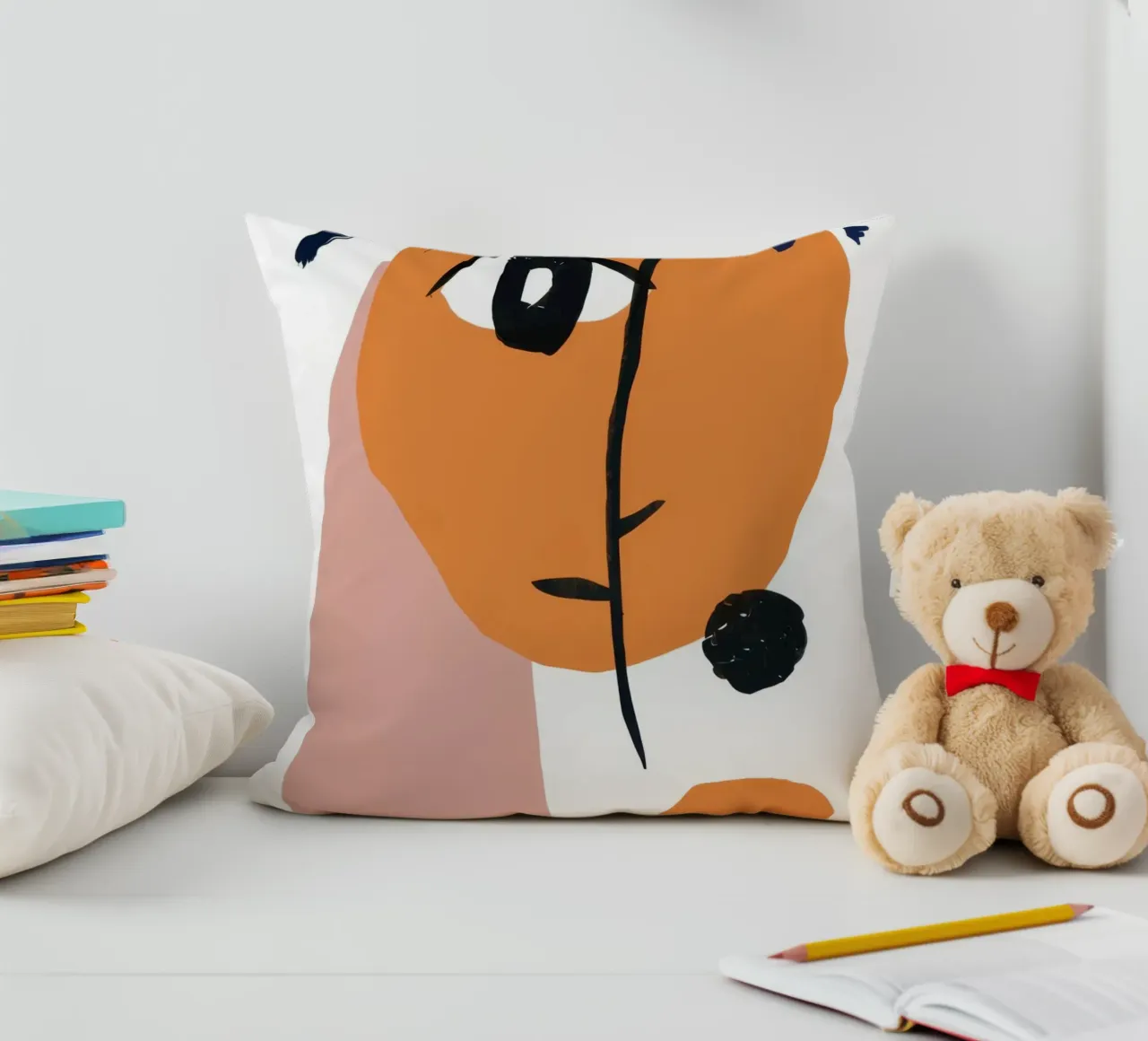 Cubist Contour Muse cuscino da Scaller Stars