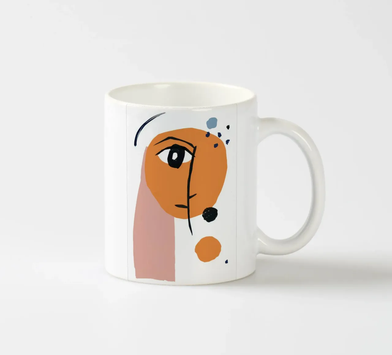 Cubist Contour Muse tazza in ceramica da Scaller Stars