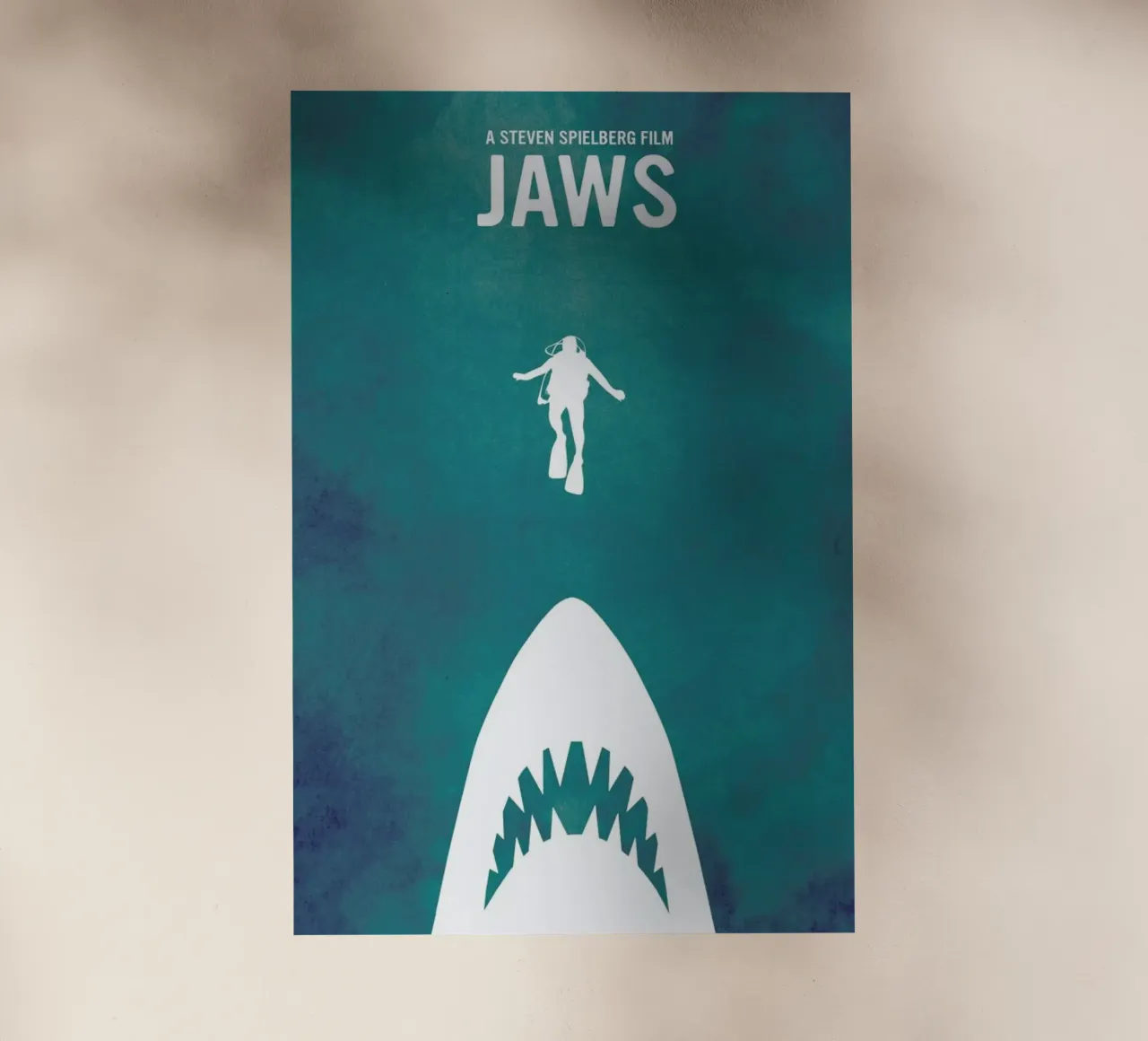 Jaws Inspired backlit film by Calm The Ham
