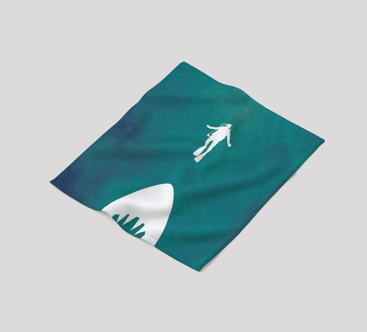 Jaws Inspired Fleecedecke von Calm The Ham