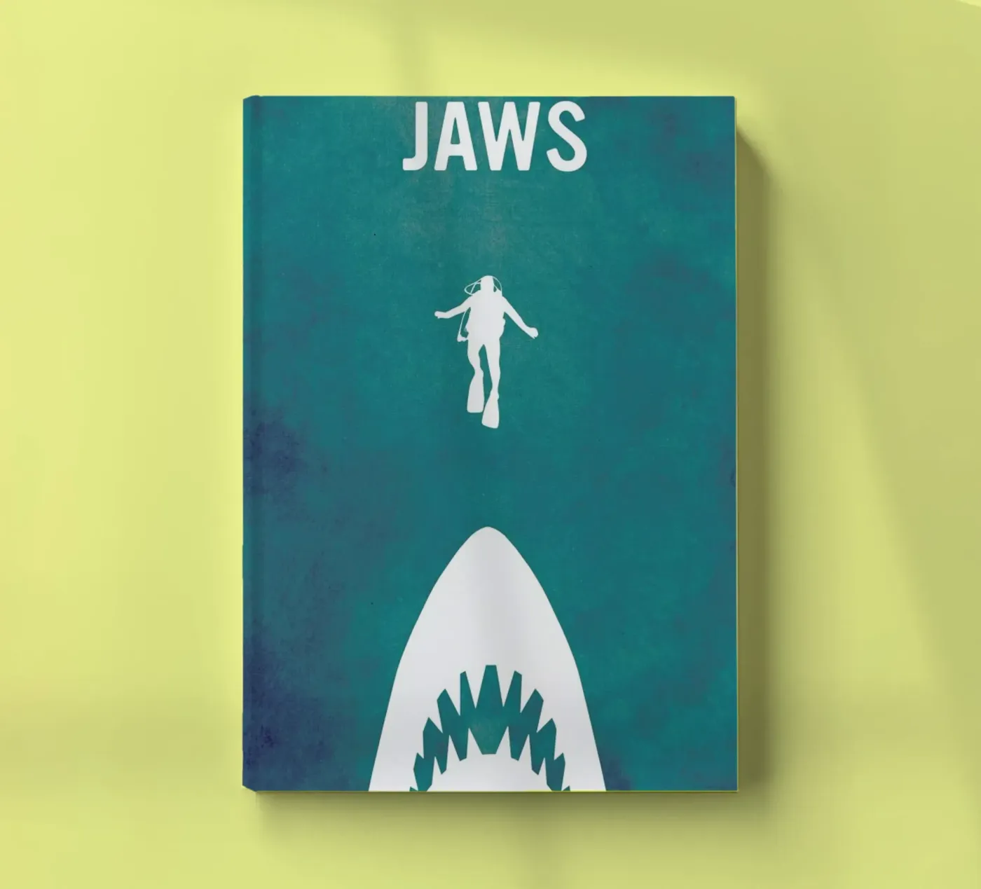 Jaws Inspired notebook by Calm The Ham