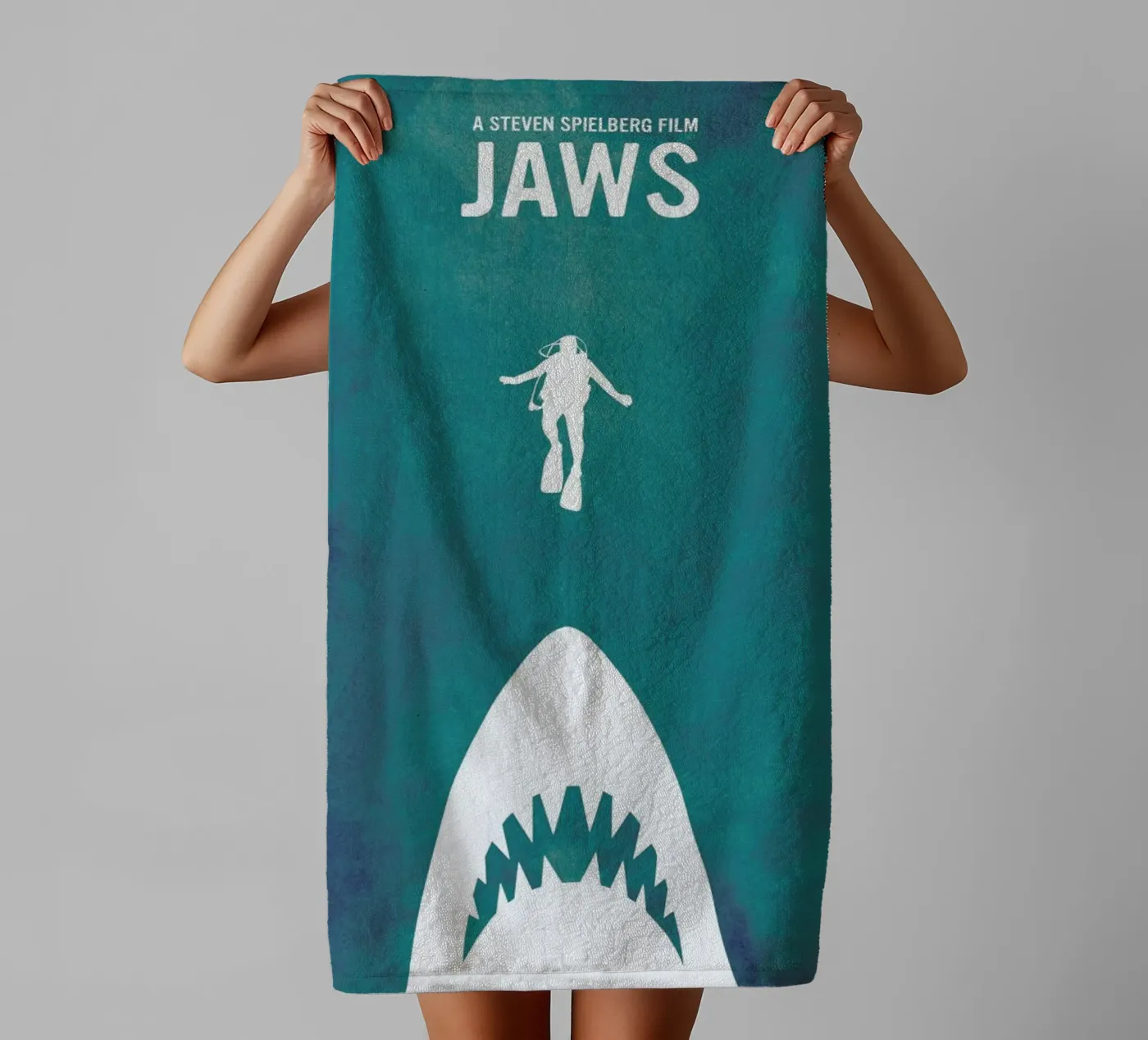 Jaws Inspired towel by Calm The Ham