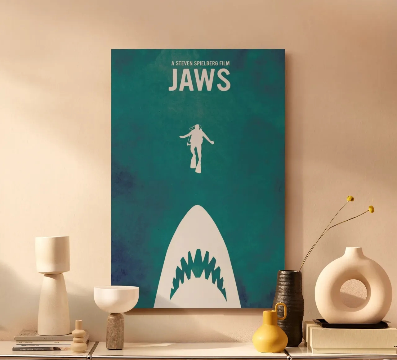 Jaws Inspired alluminio dibond da Calm The Ham