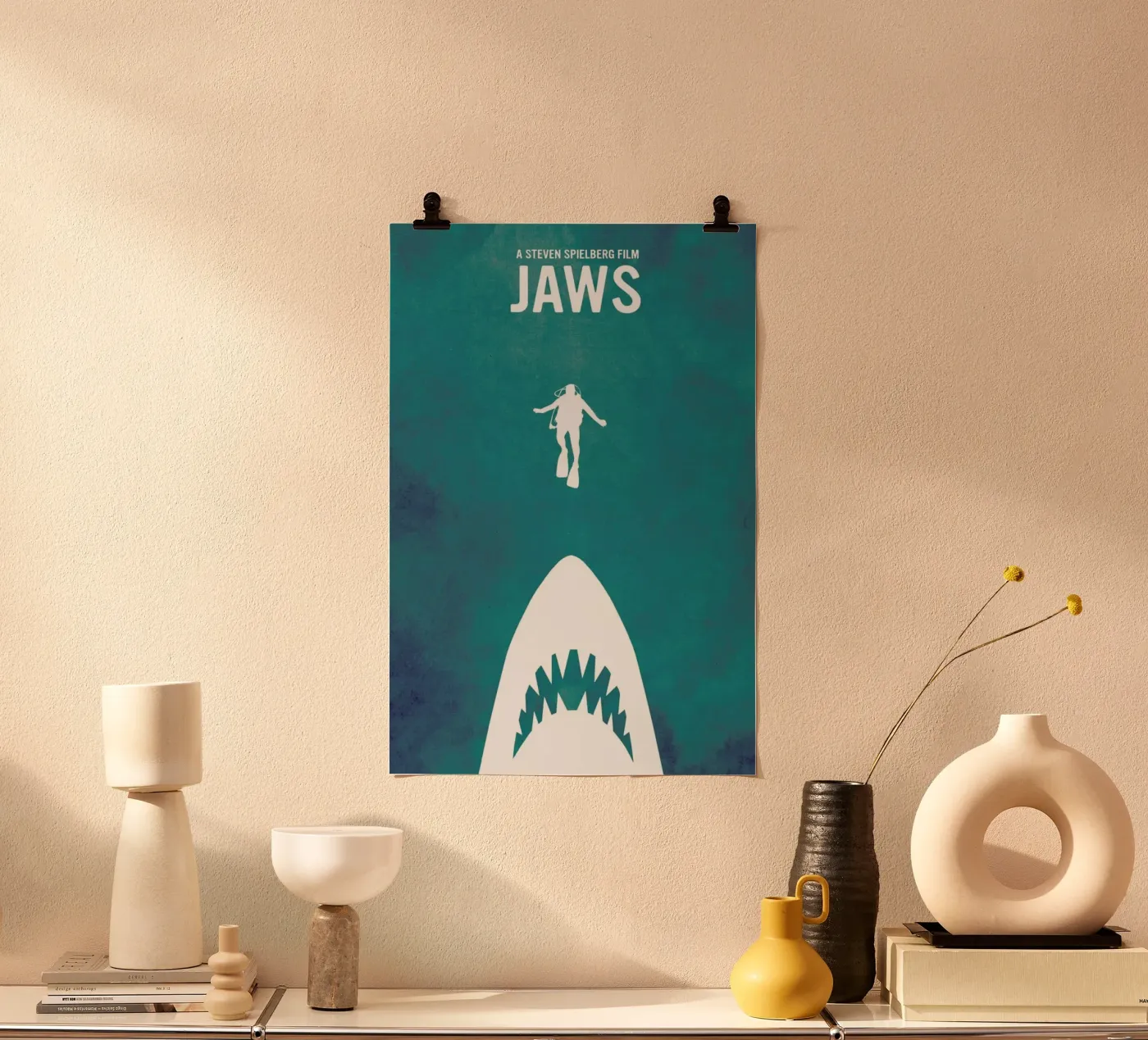 Jaws Inspired poster van Calm The Ham