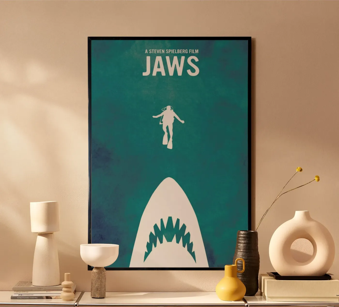 Jaws Inspired poster van Calm The Ham