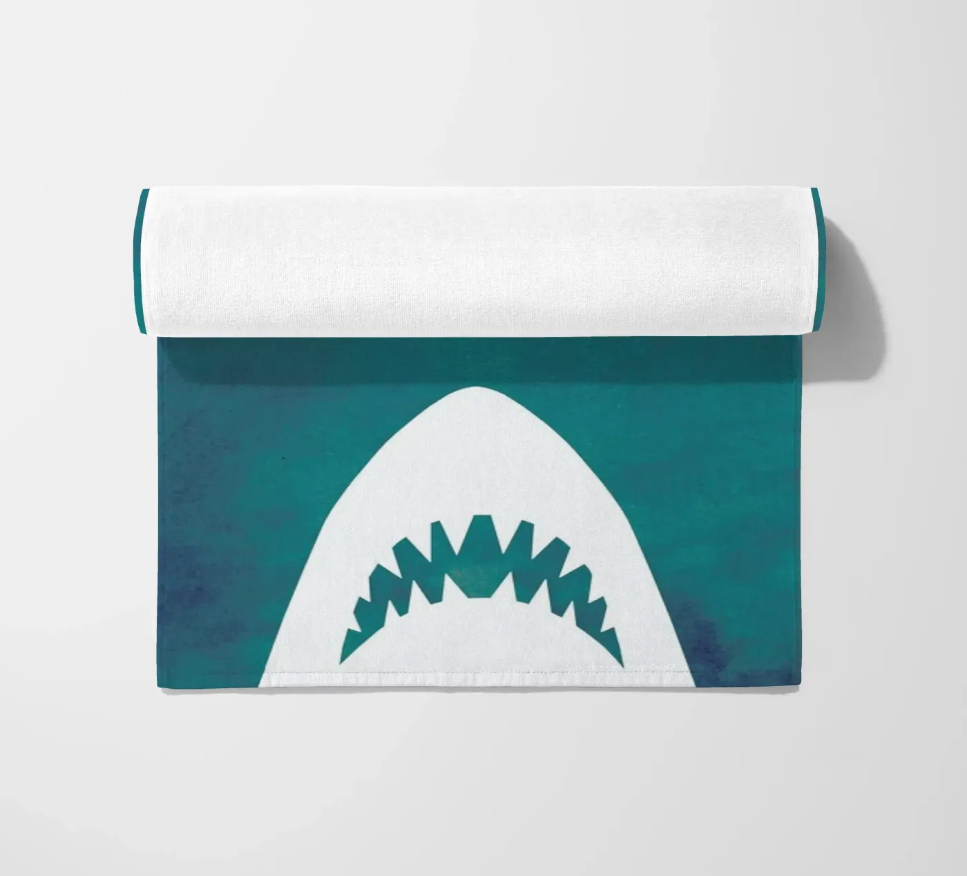 Jaws Inspired beach towel by Calm The Ham