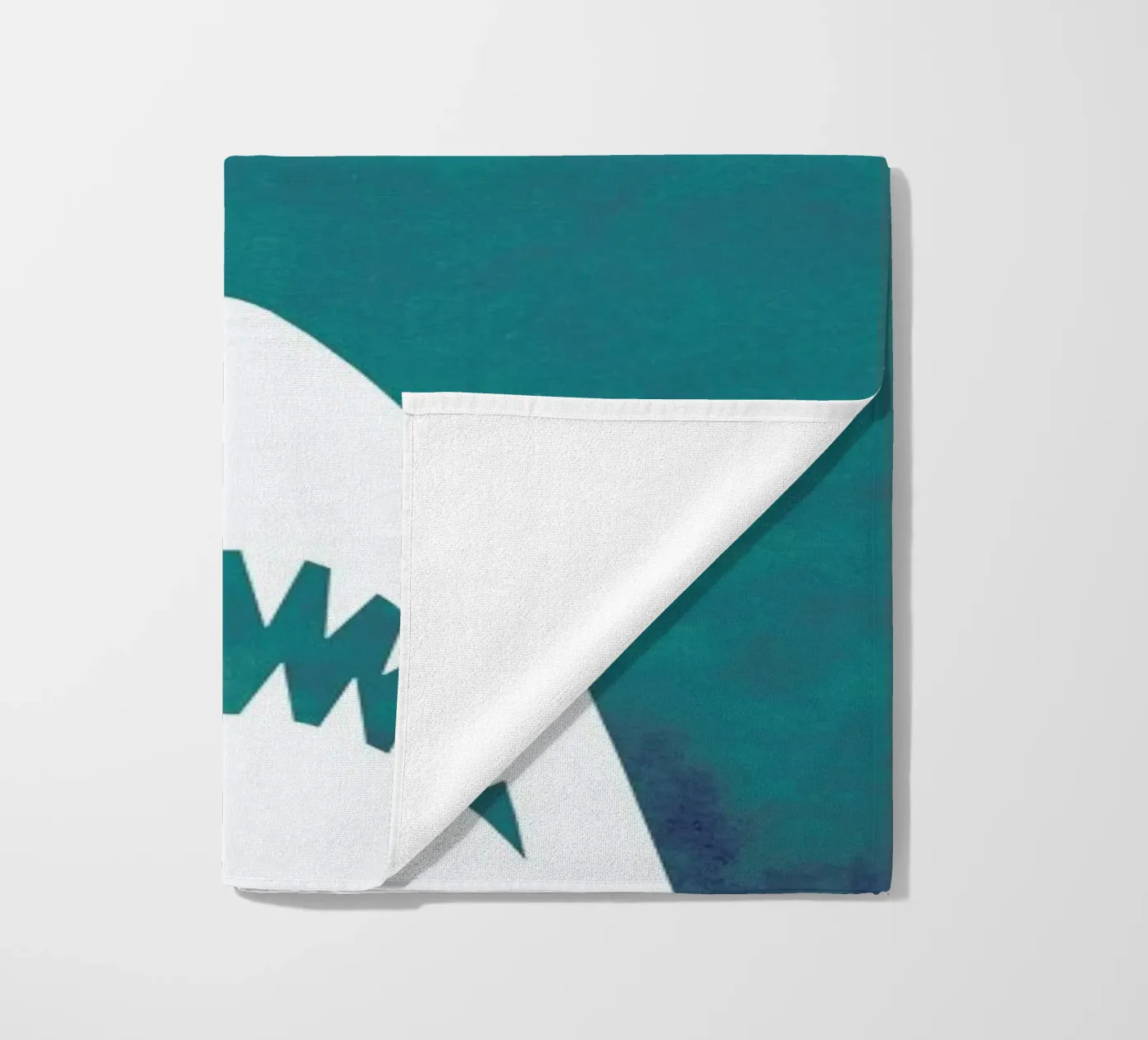 Jaws Inspired beach towel by Calm The Ham