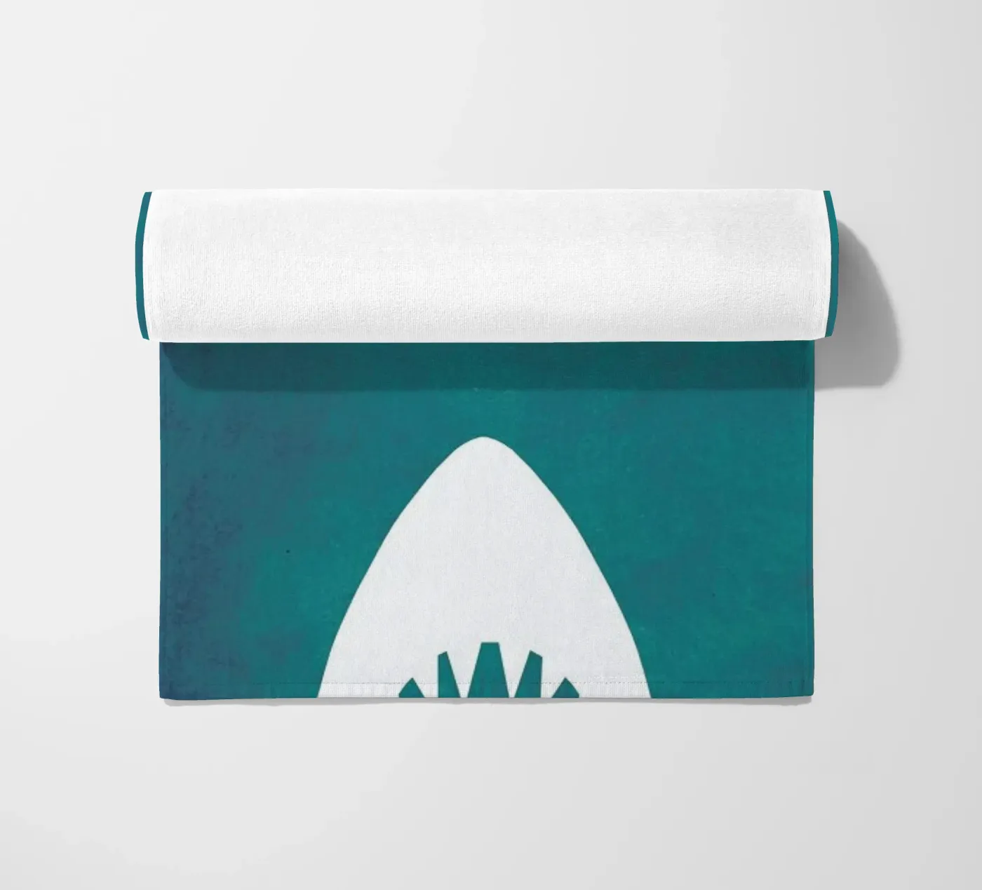 Jaws Inspired beach towel by Calm The Ham