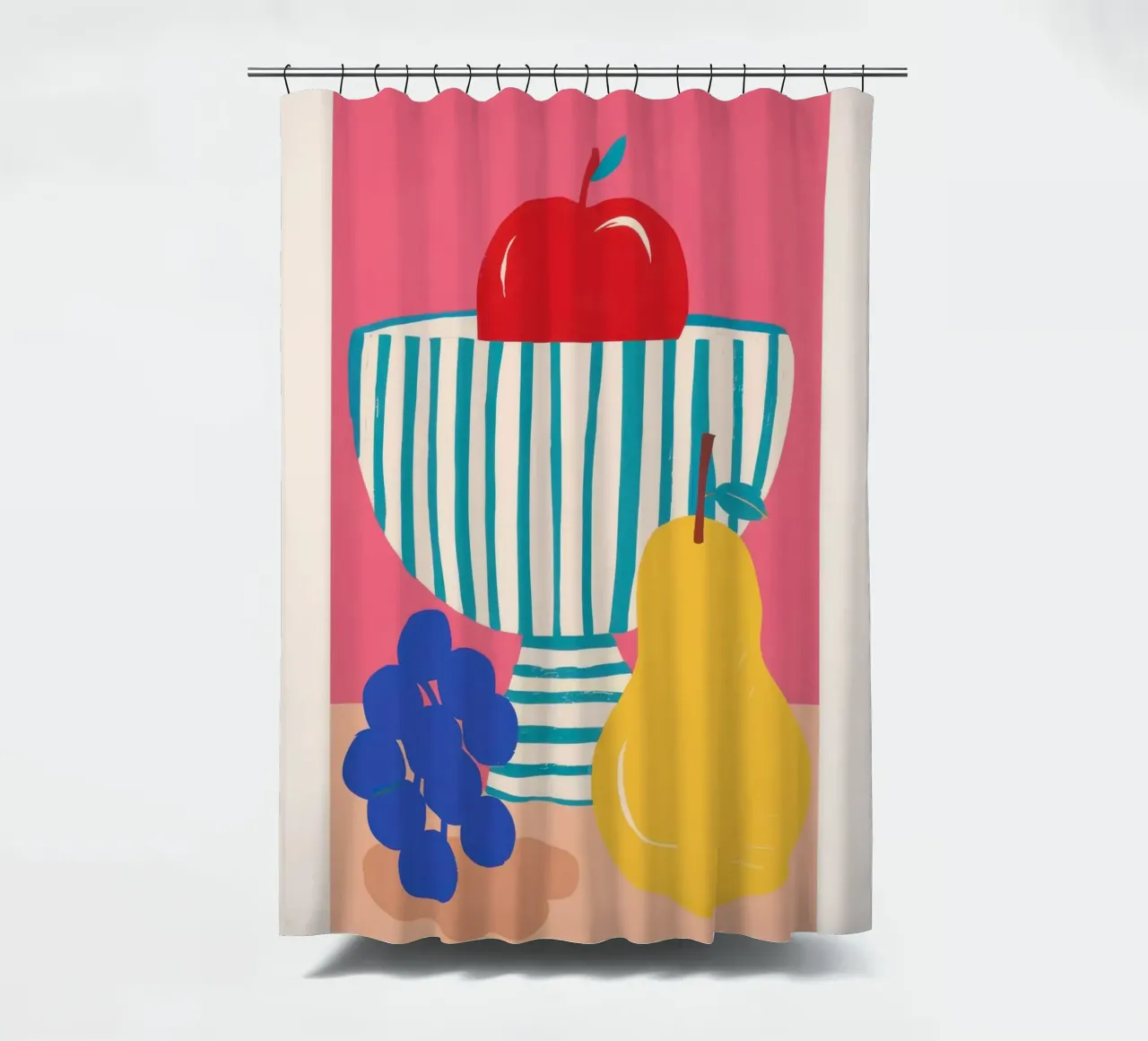 Trio classico di frutta tenda da doccia da Nova Glaze