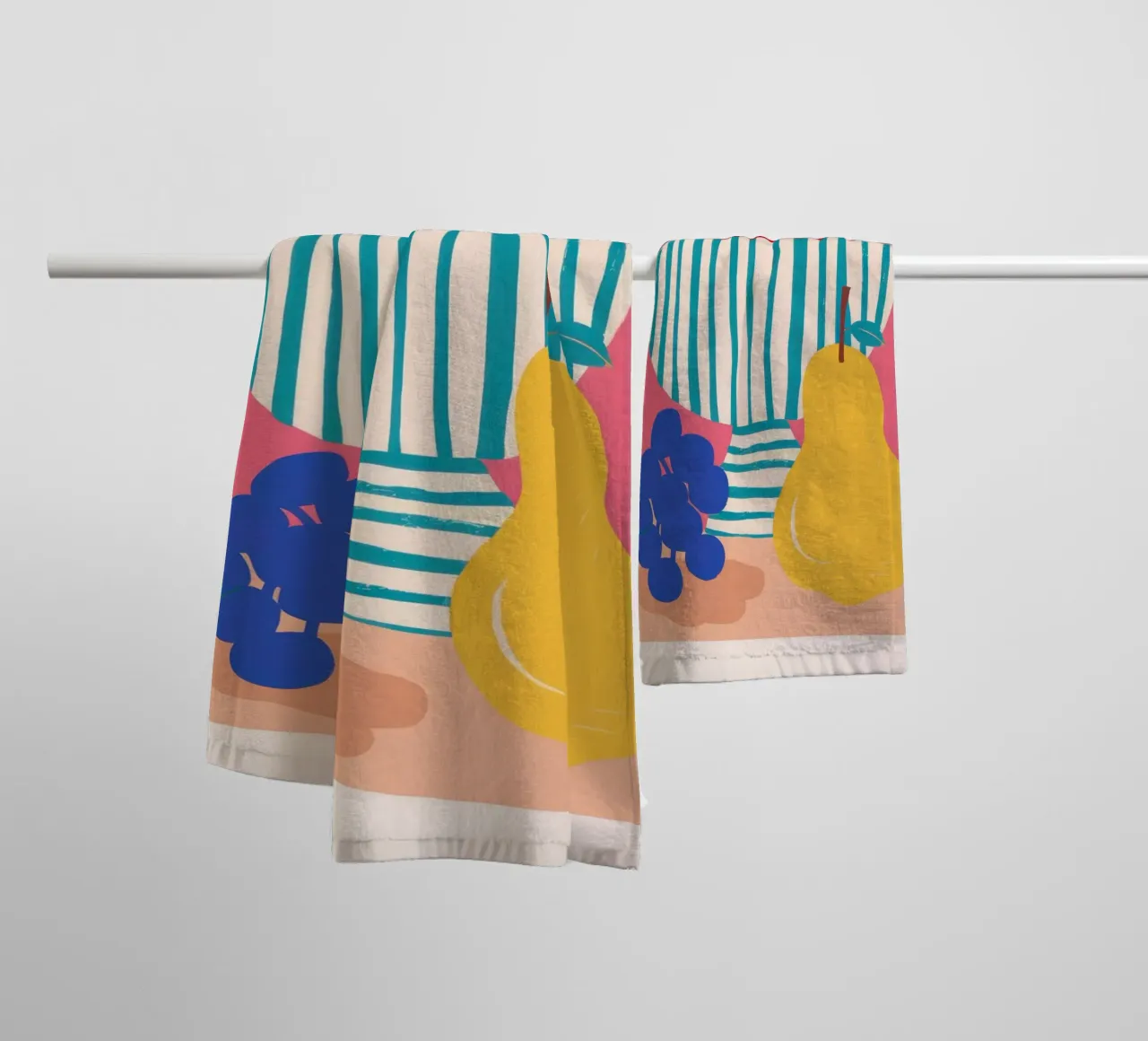 Trio classico di frutta asciugamano da bagno da Nova Glaze