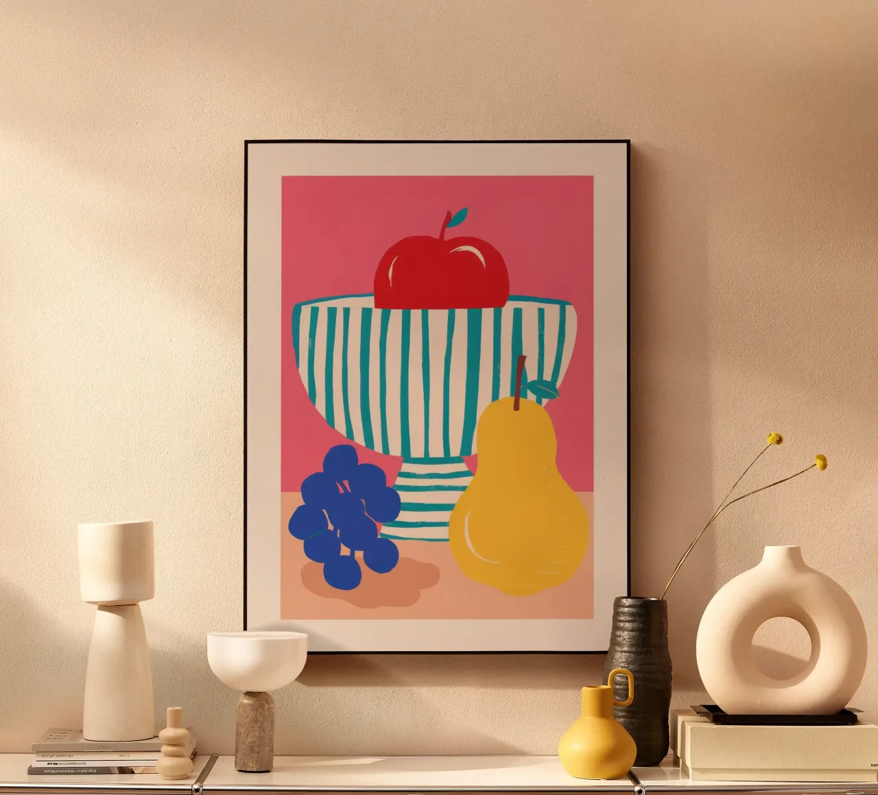 Trio classico di frutta alluminio dibond da Nova Glaze