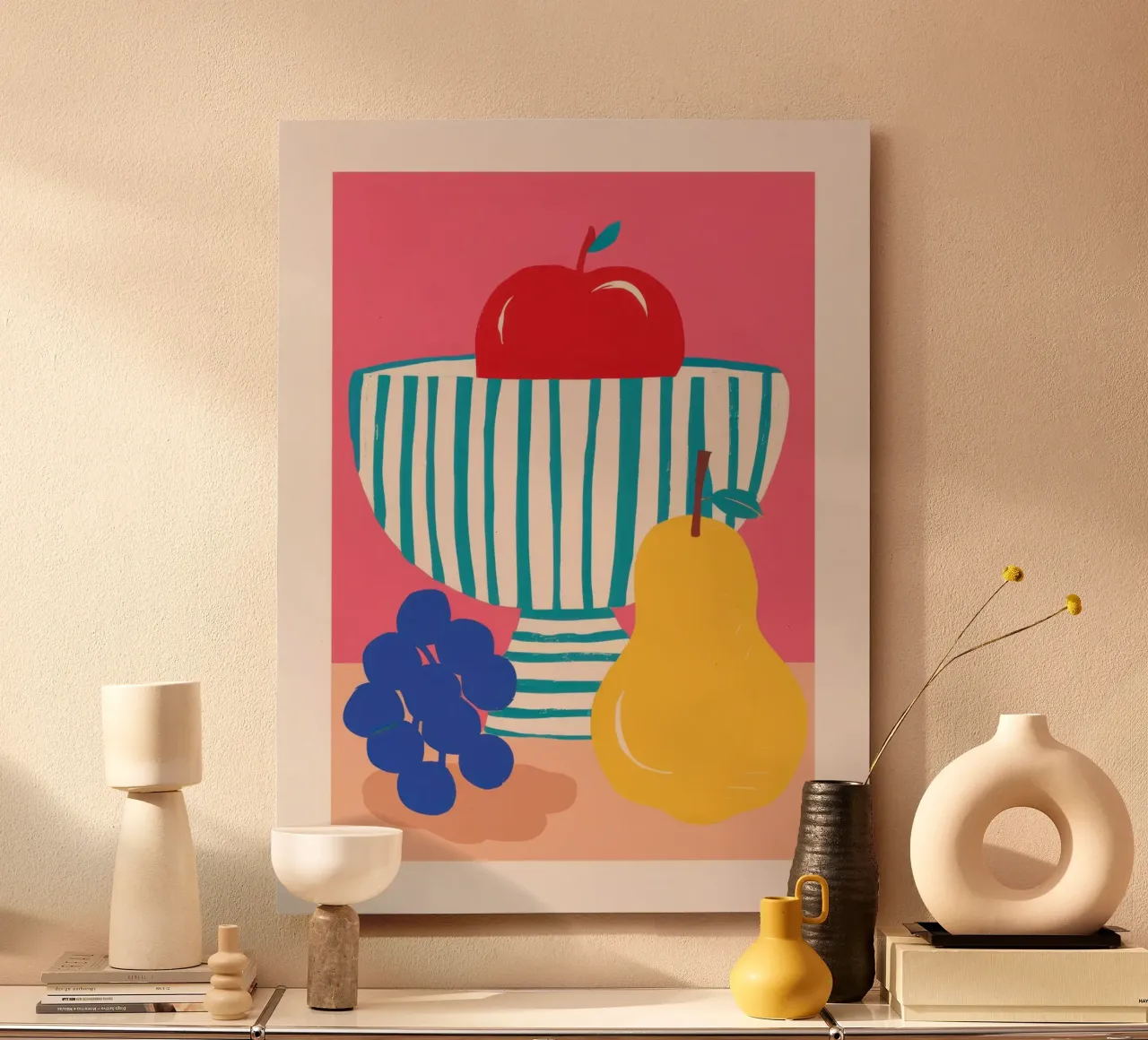 Trio classico di frutta alluminio dibond da Nova Glaze