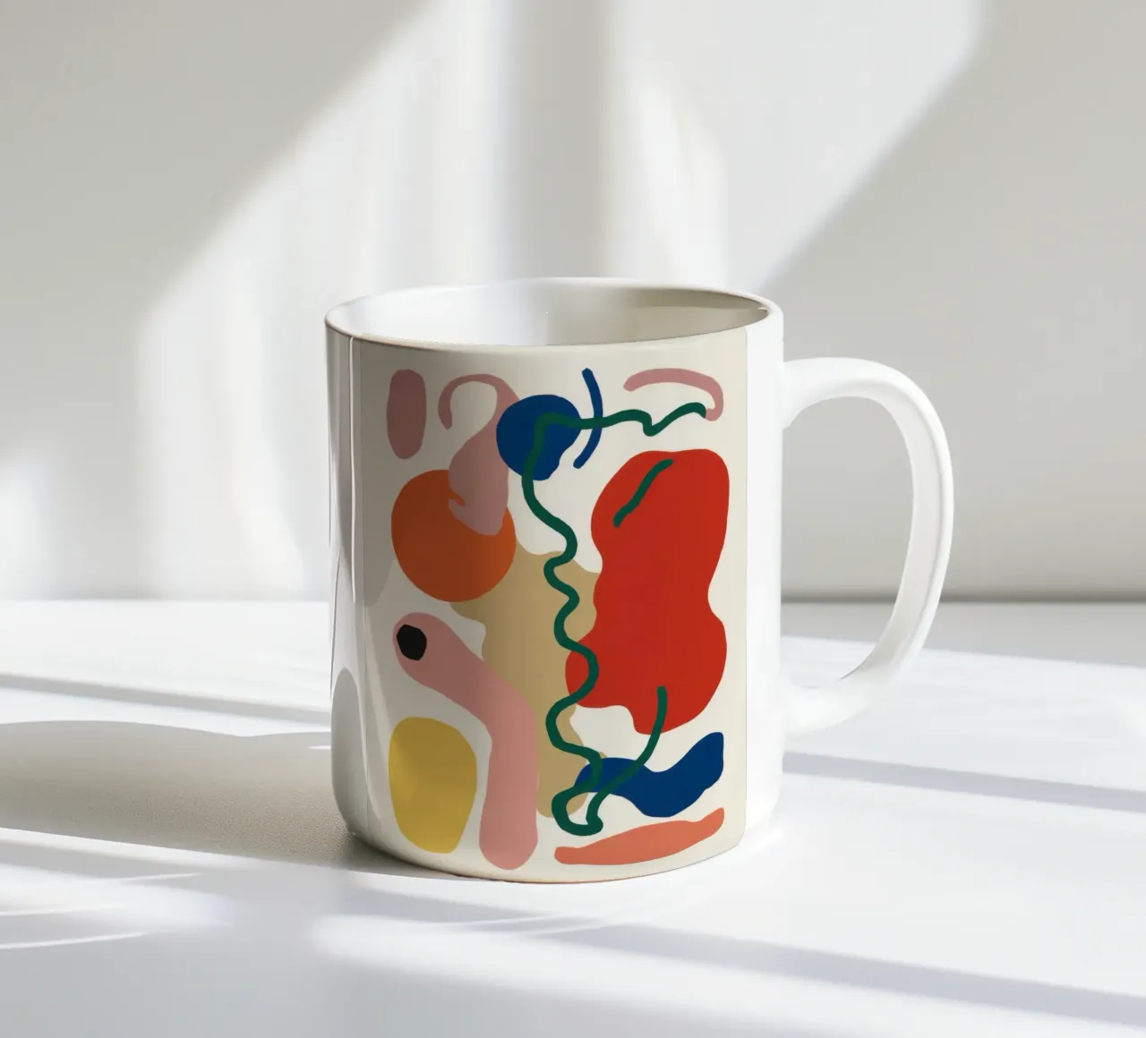 Dialogo sulla forma primordiale tazza in ceramica da Nova Glaze