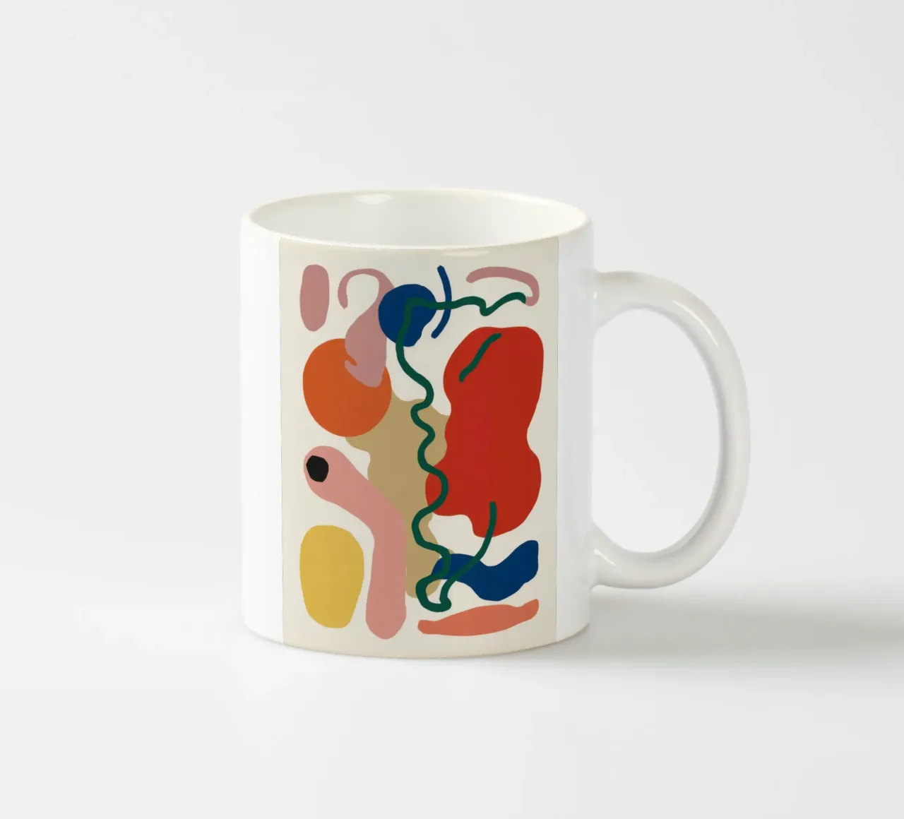Dialogo sulla forma primordiale tazza in ceramica da Nova Glaze