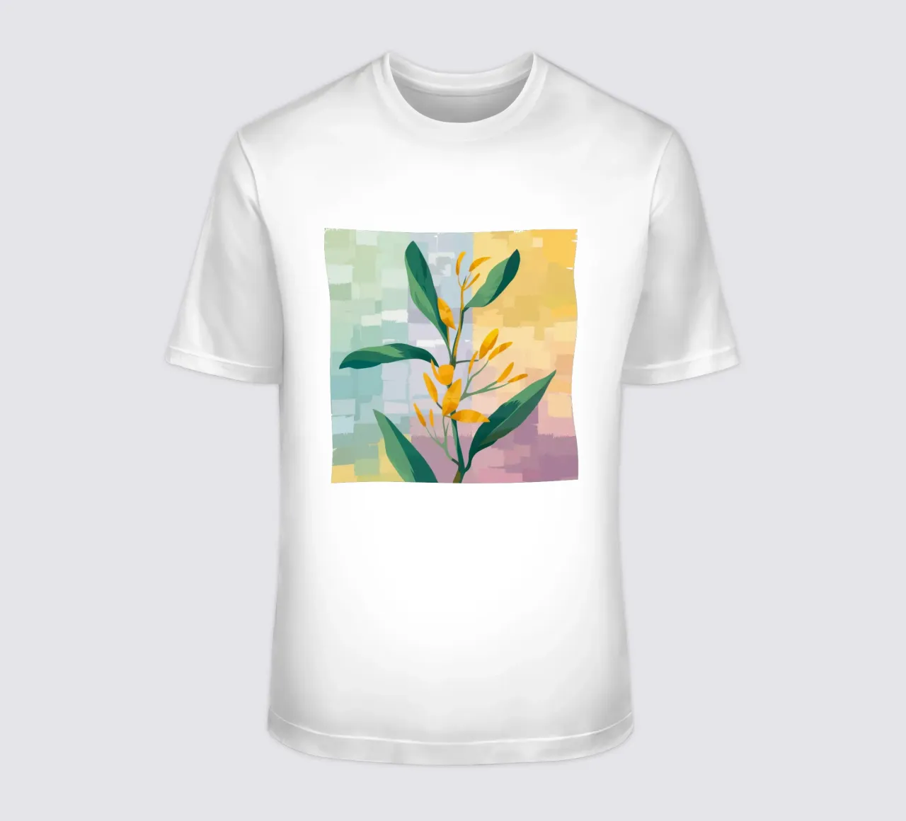 Ora d'oro gradiente t-shirt da Scaller Stars