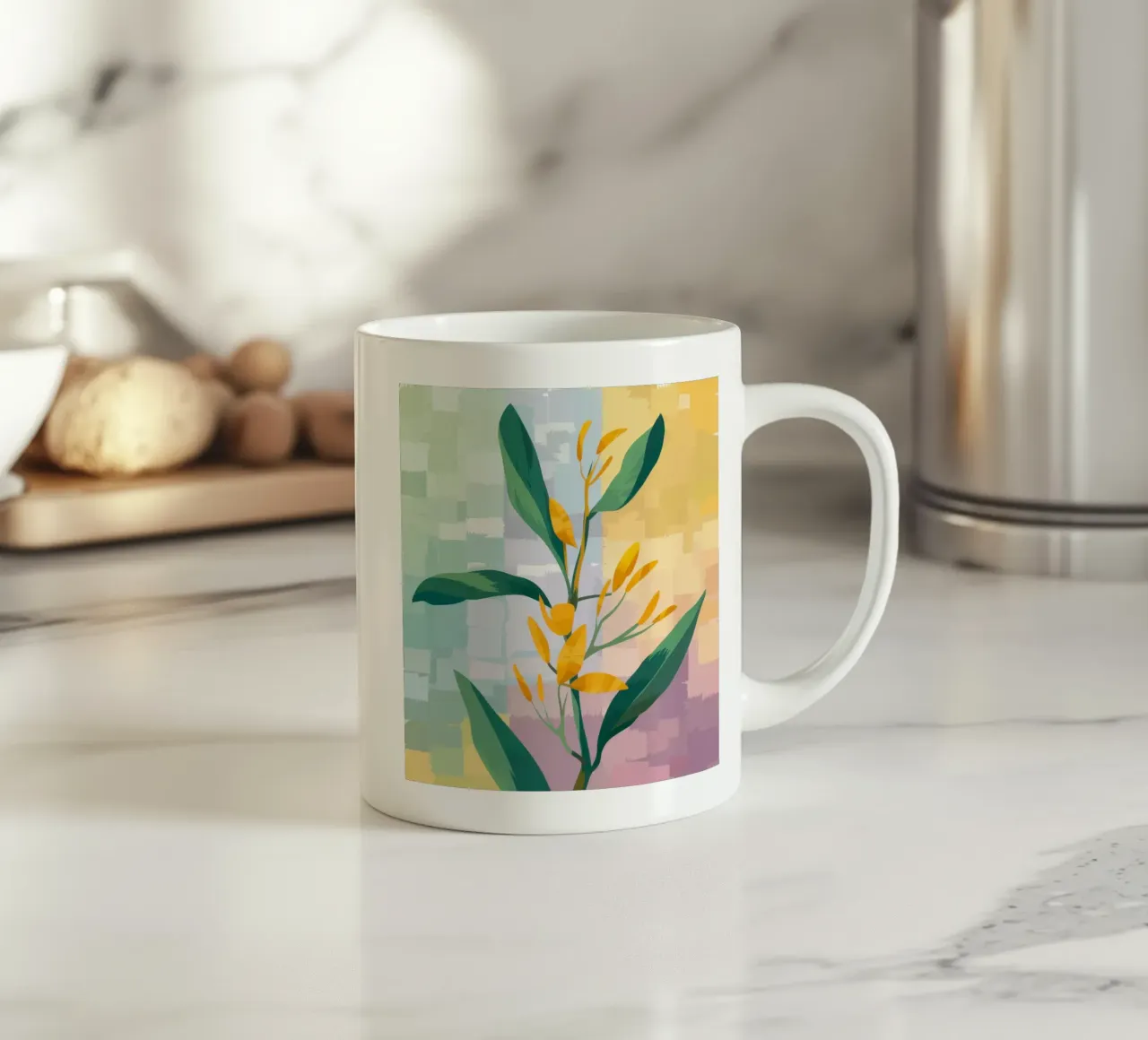 Ora d'oro gradiente tazza in ceramica da Scaller Stars