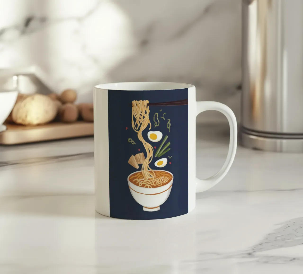 Spaghettata di mezzanotte tazza in ceramica da Nova Glaze
