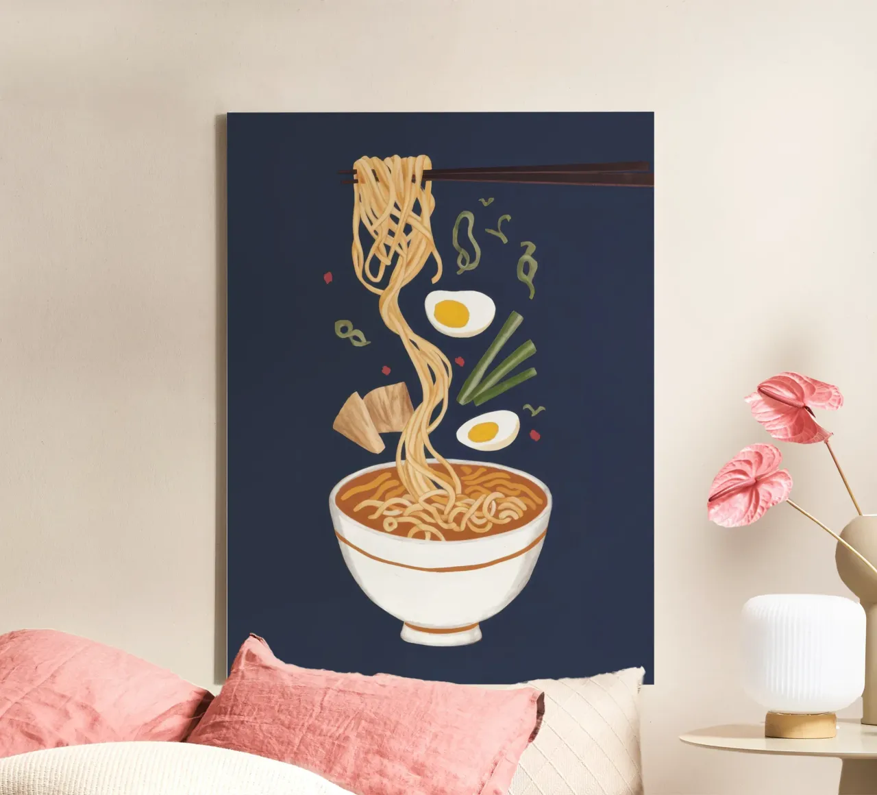 Spaghettata di mezzanotte tela con Cornice a cassetta da Nova Glaze
