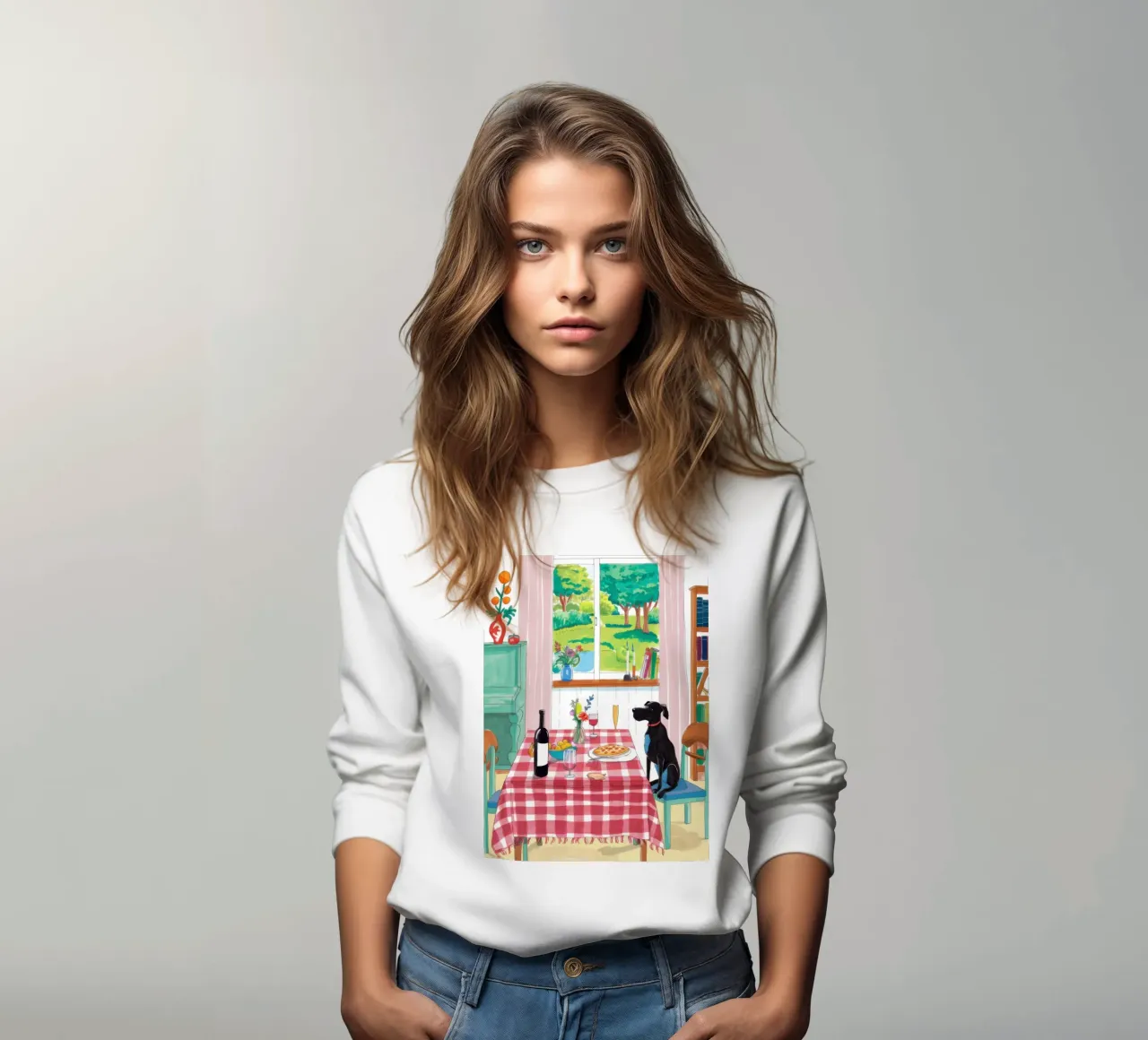 Compagno di cena canino felpa da Nova Glaze