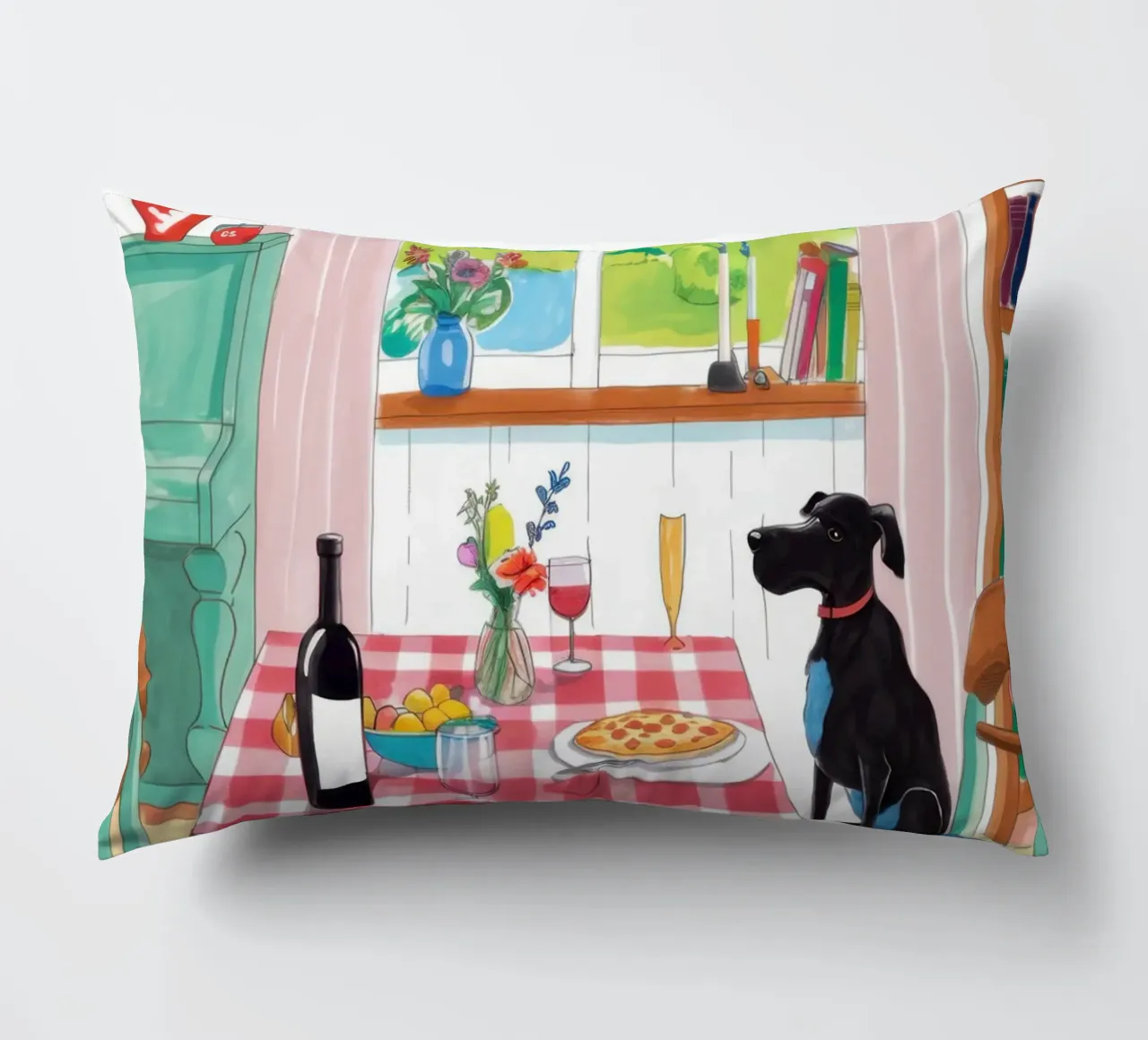 Compagno di cena canino cuscino da Nova Glaze