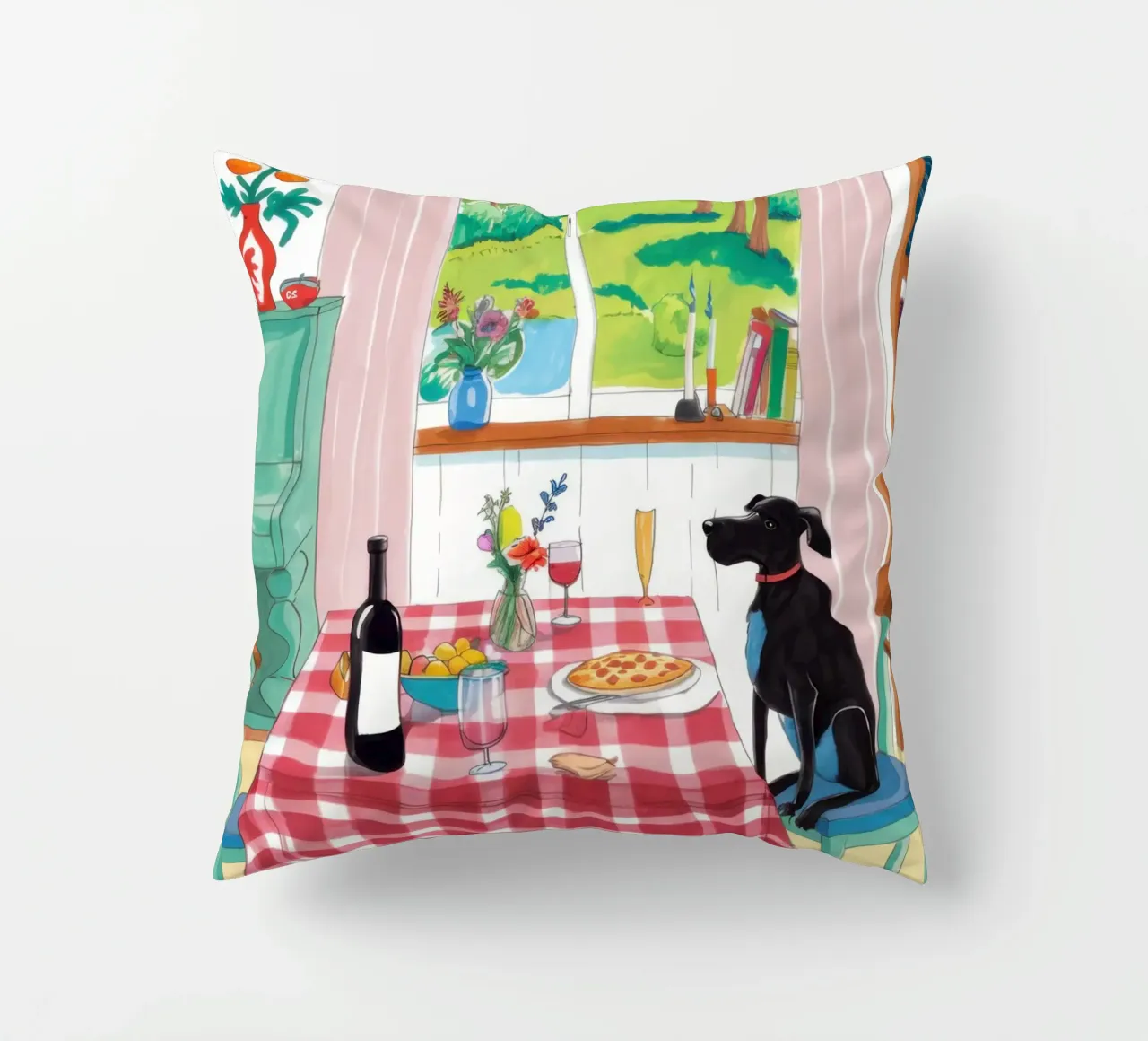 Compagno di cena canino cuscino da Nova Glaze