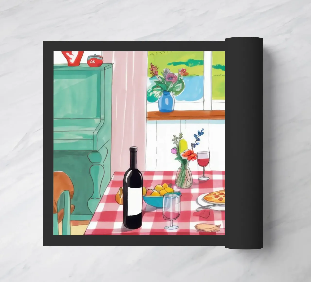 Compagno di cena canino zerbino da Nova Glaze