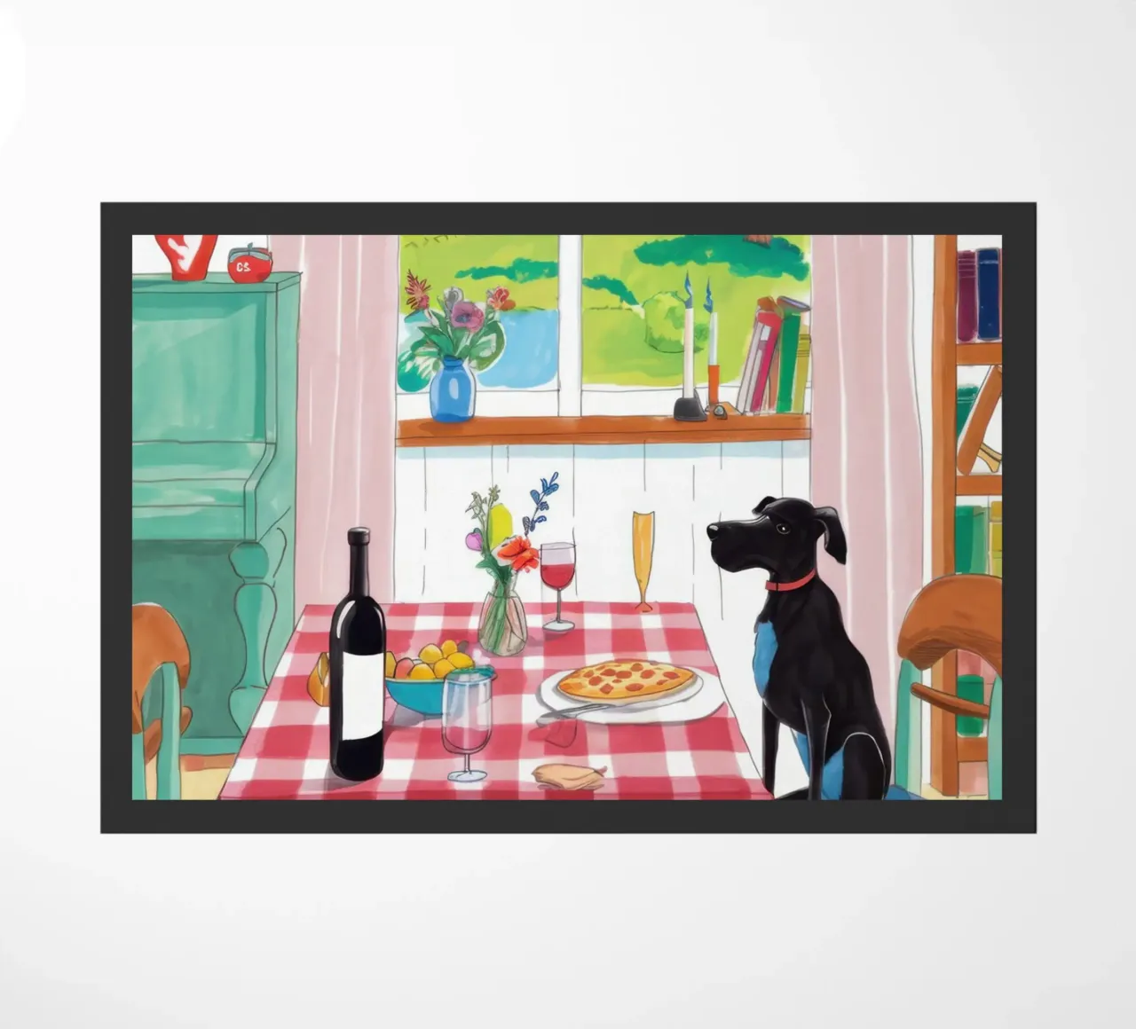 Compagno di cena canino zerbino da Nova Glaze