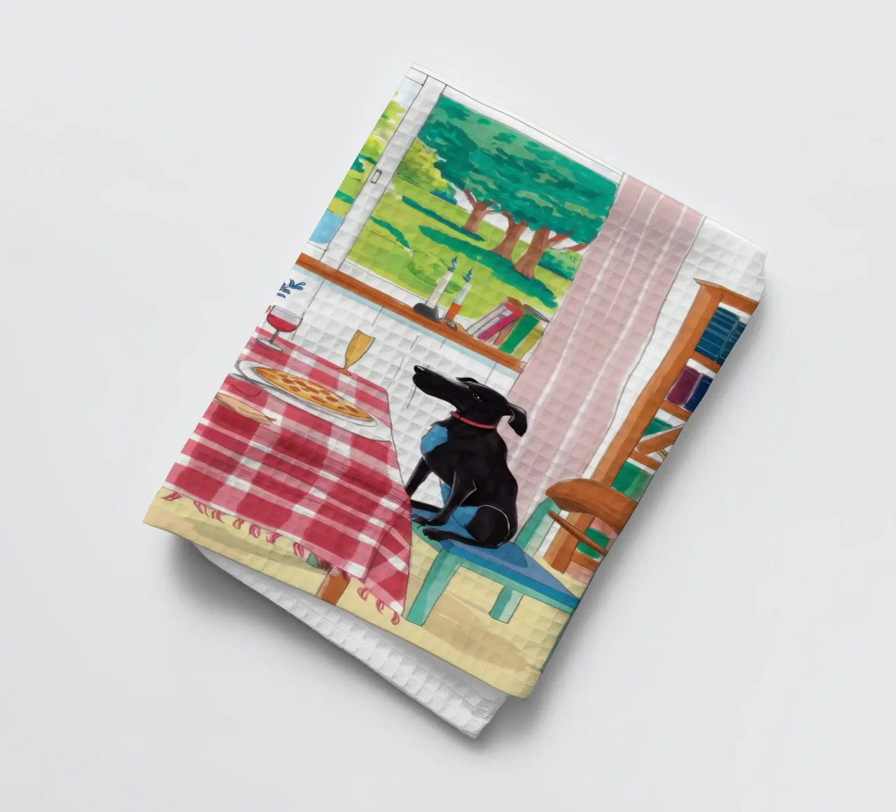 Compagnon de table canin torchon de Nova Glaze