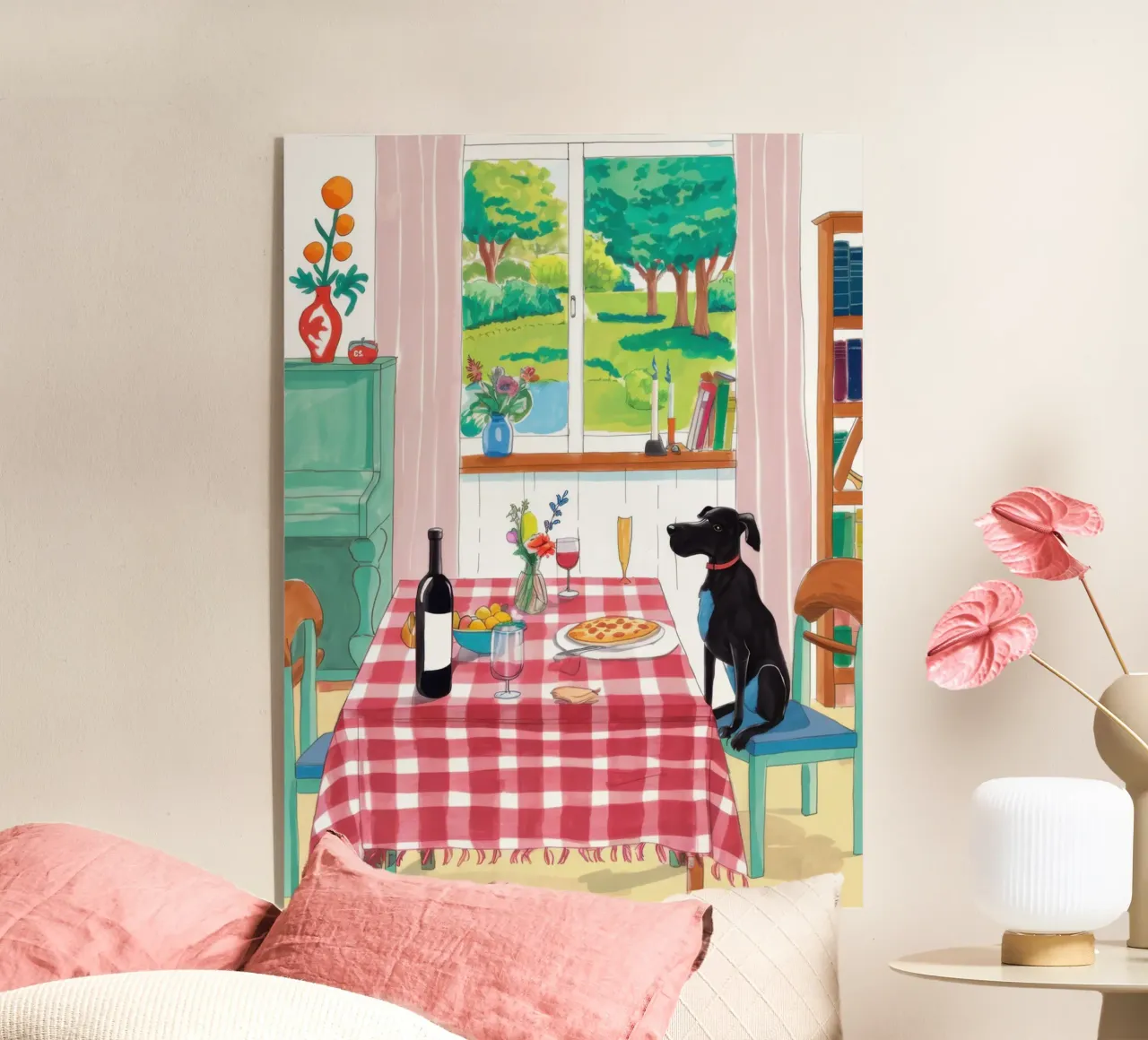 Compagno di cena canino plexiglass da Nova Glaze
