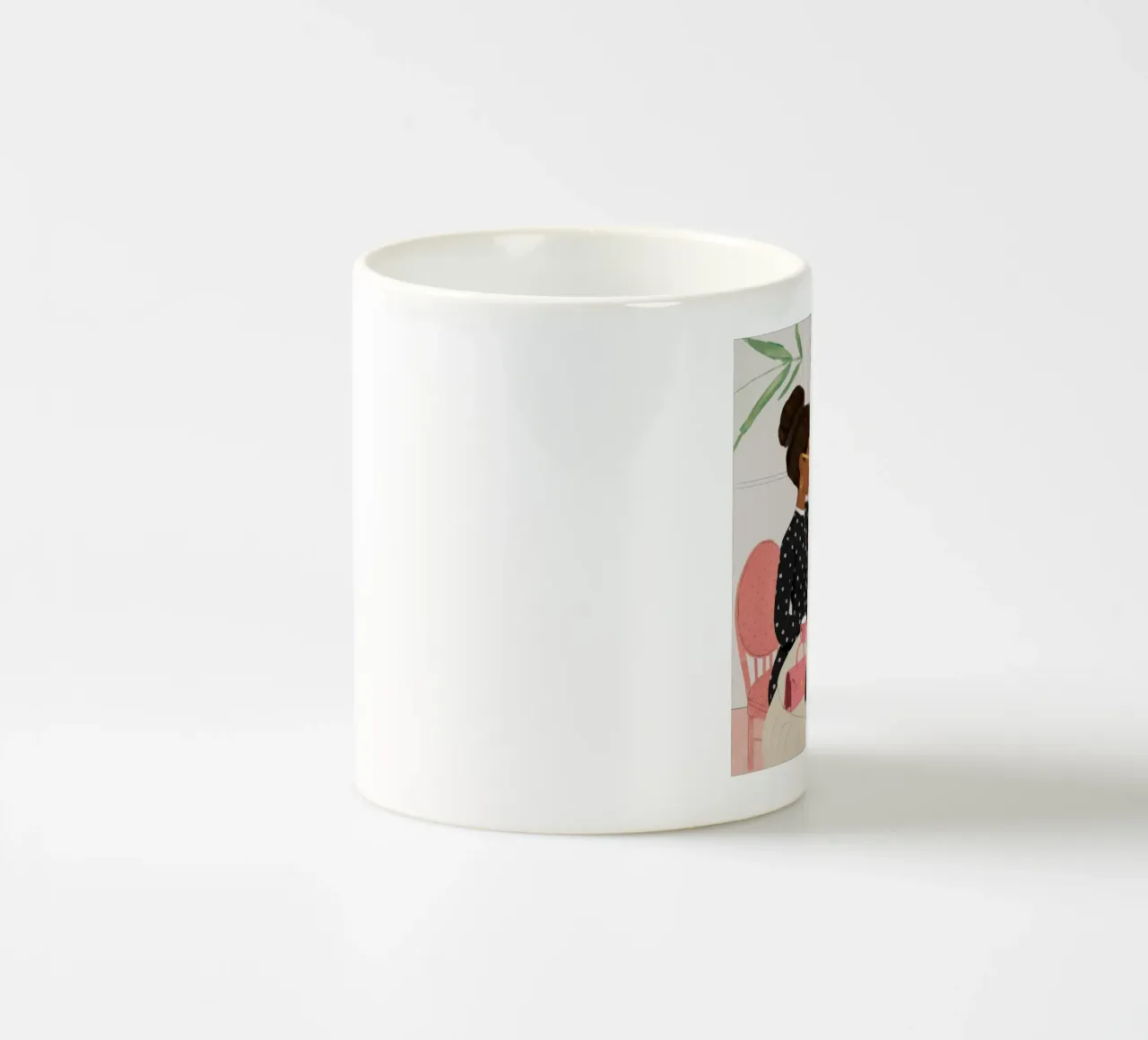 Conversazione in un caffè chic tazza in ceramica da Scaller Stars