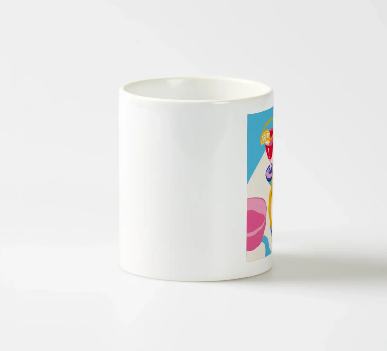 Pranzo cromatico diffuso tazza in ceramica da Bara Suara