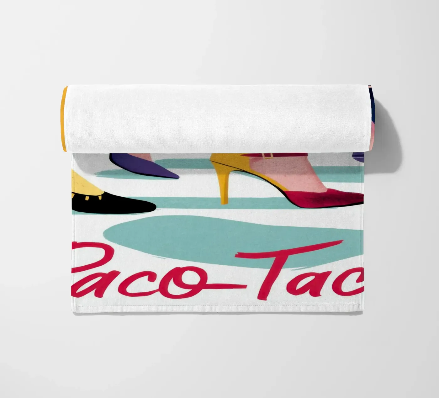 Taco Stomp alla moda telo mare da Nova Glaze