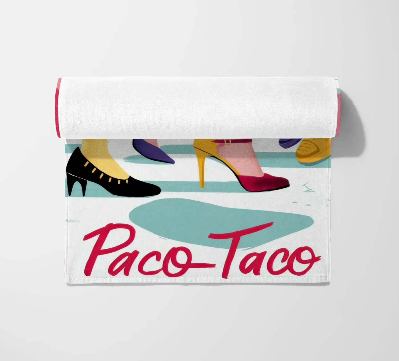 Taco Stomp alla moda telo mare da Nova Glaze