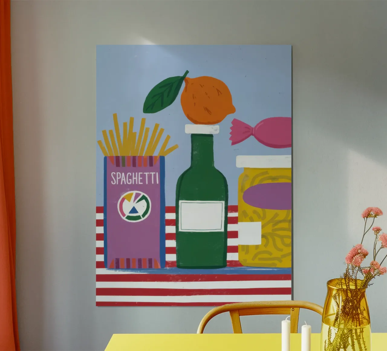Spaghetti and Soda poster da Nova Glaze