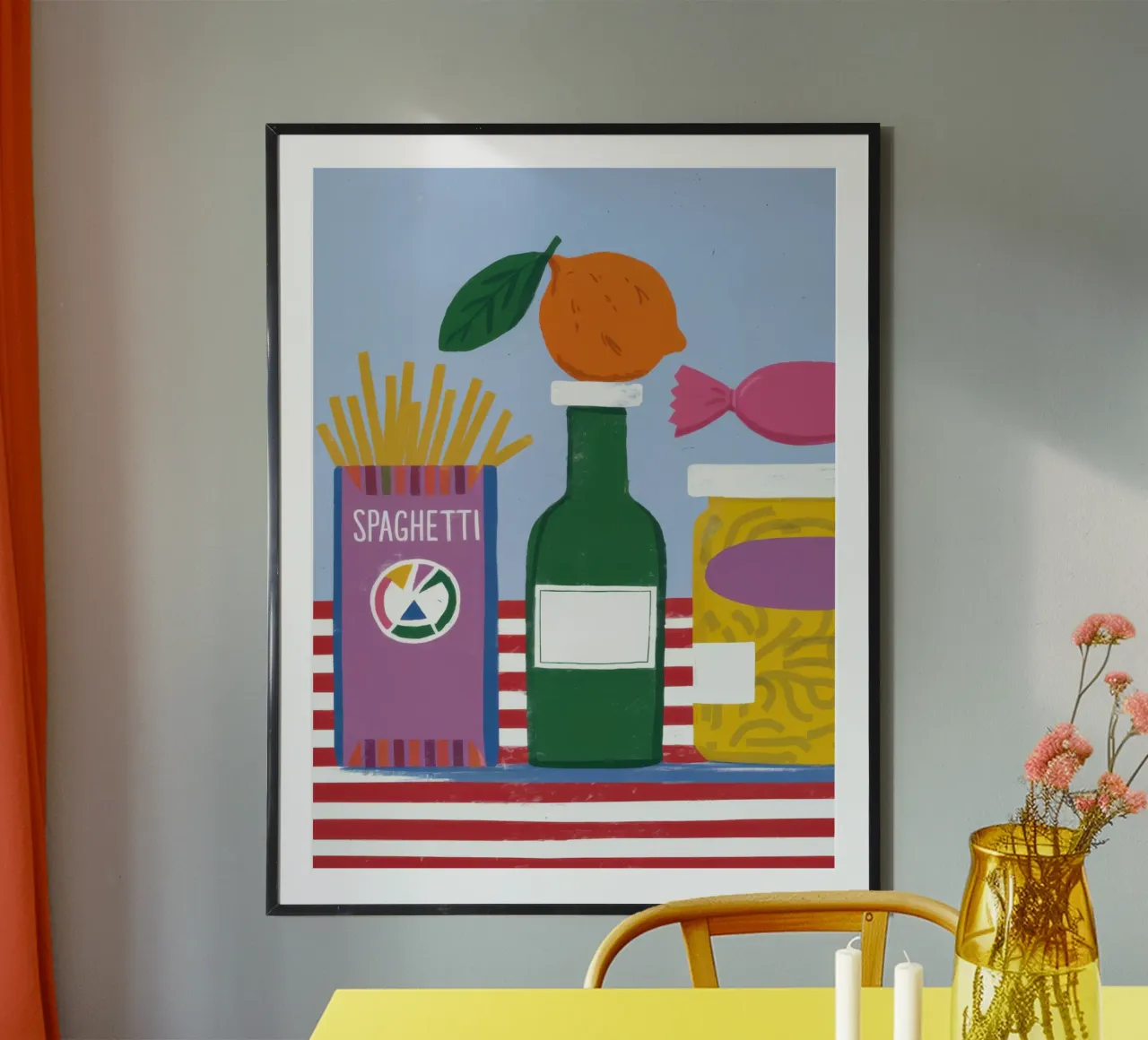 Spaghetti and Soda poster da Nova Glaze