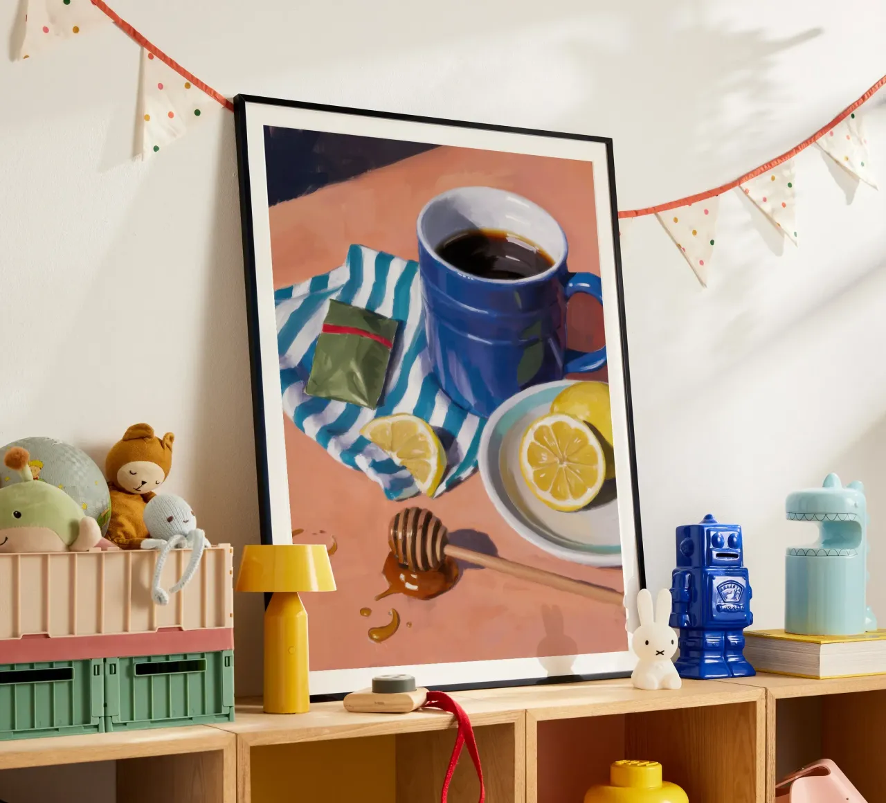Tè mattutino e limone poster da Nova Glaze