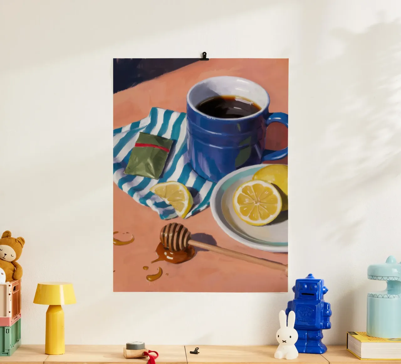 Tè mattutino e limone poster da Nova Glaze